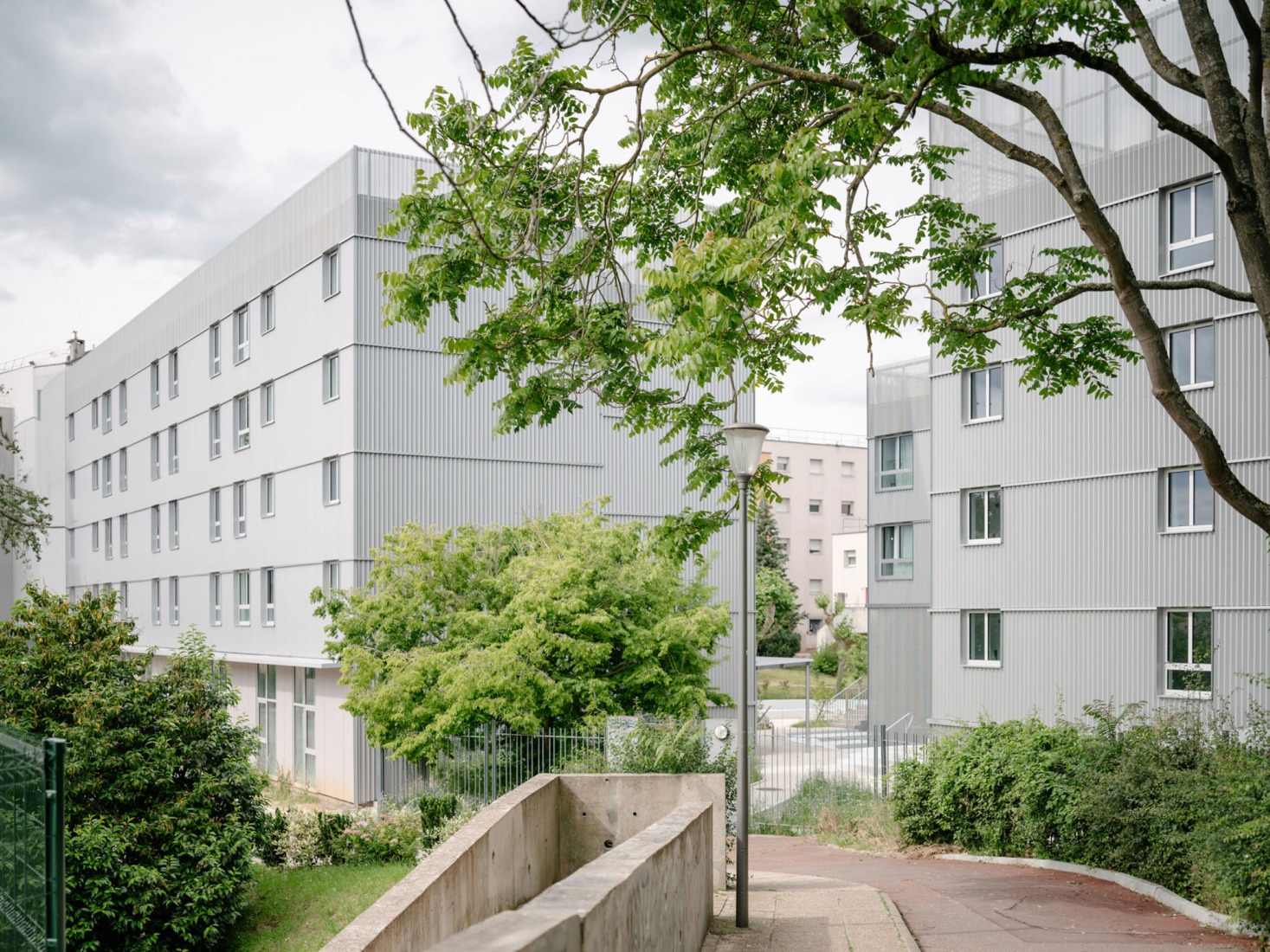 Student residence in Cergy by graal. Photograph by Giaime Meloni.