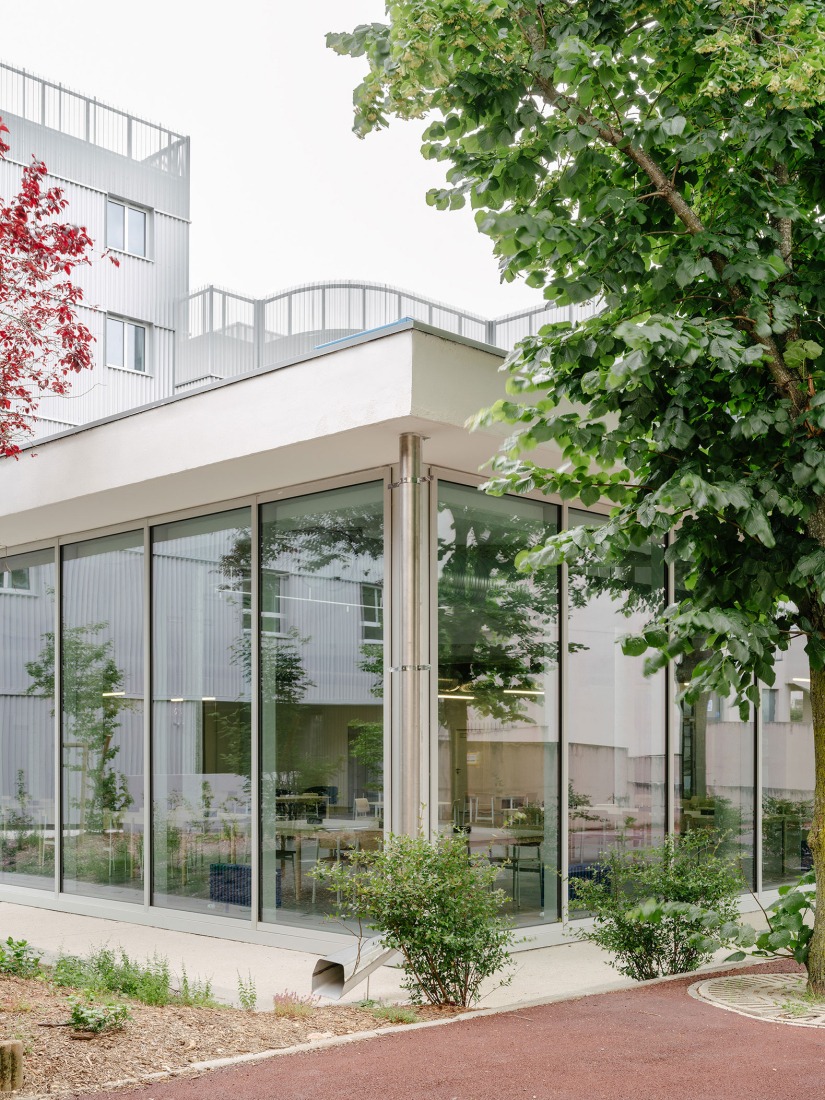 Student residence in Cergy by graal. Photograph by Giaime Meloni.