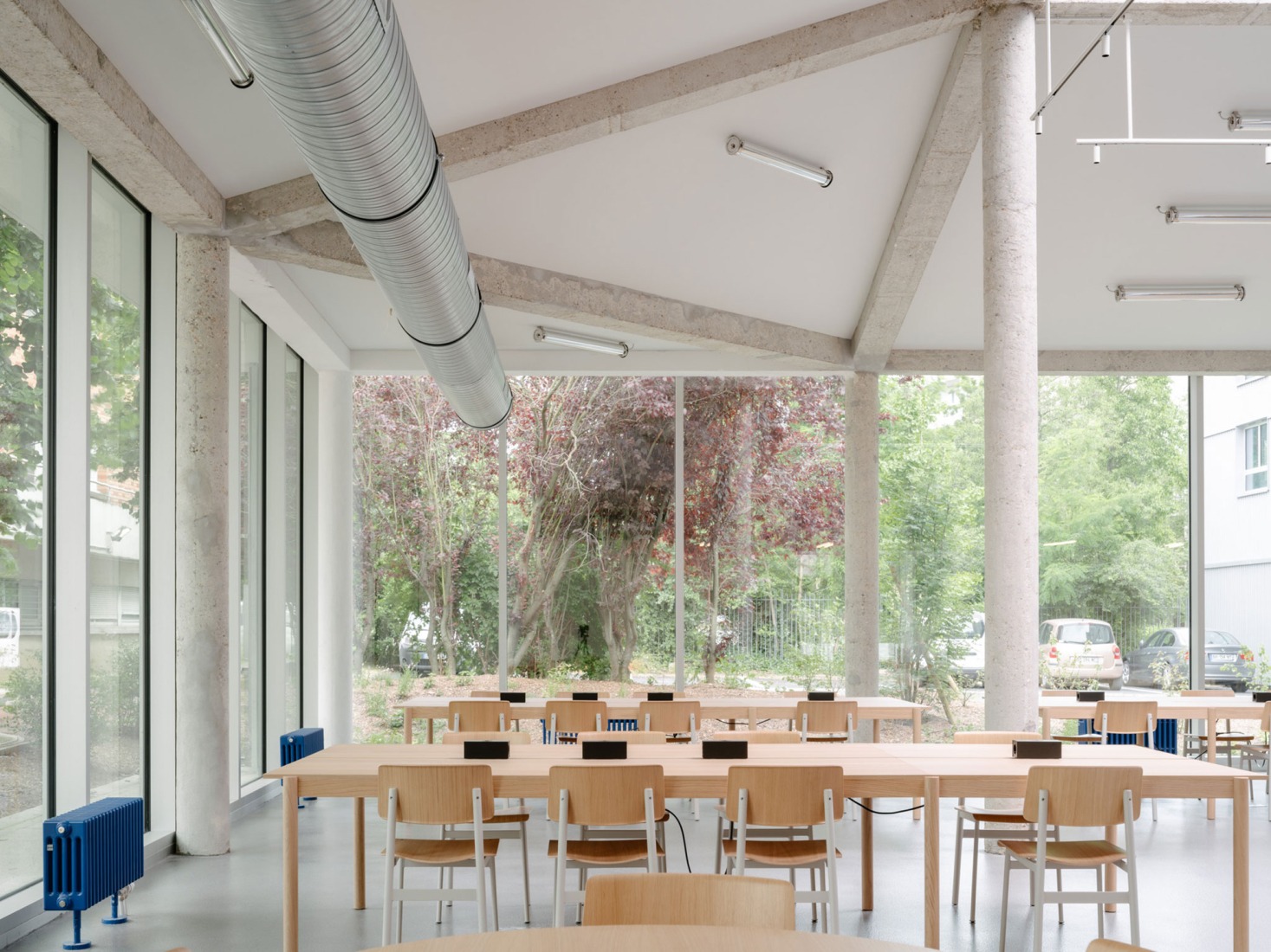 Student residence in Cergy by graal. Photograph by Giaime Meloni.