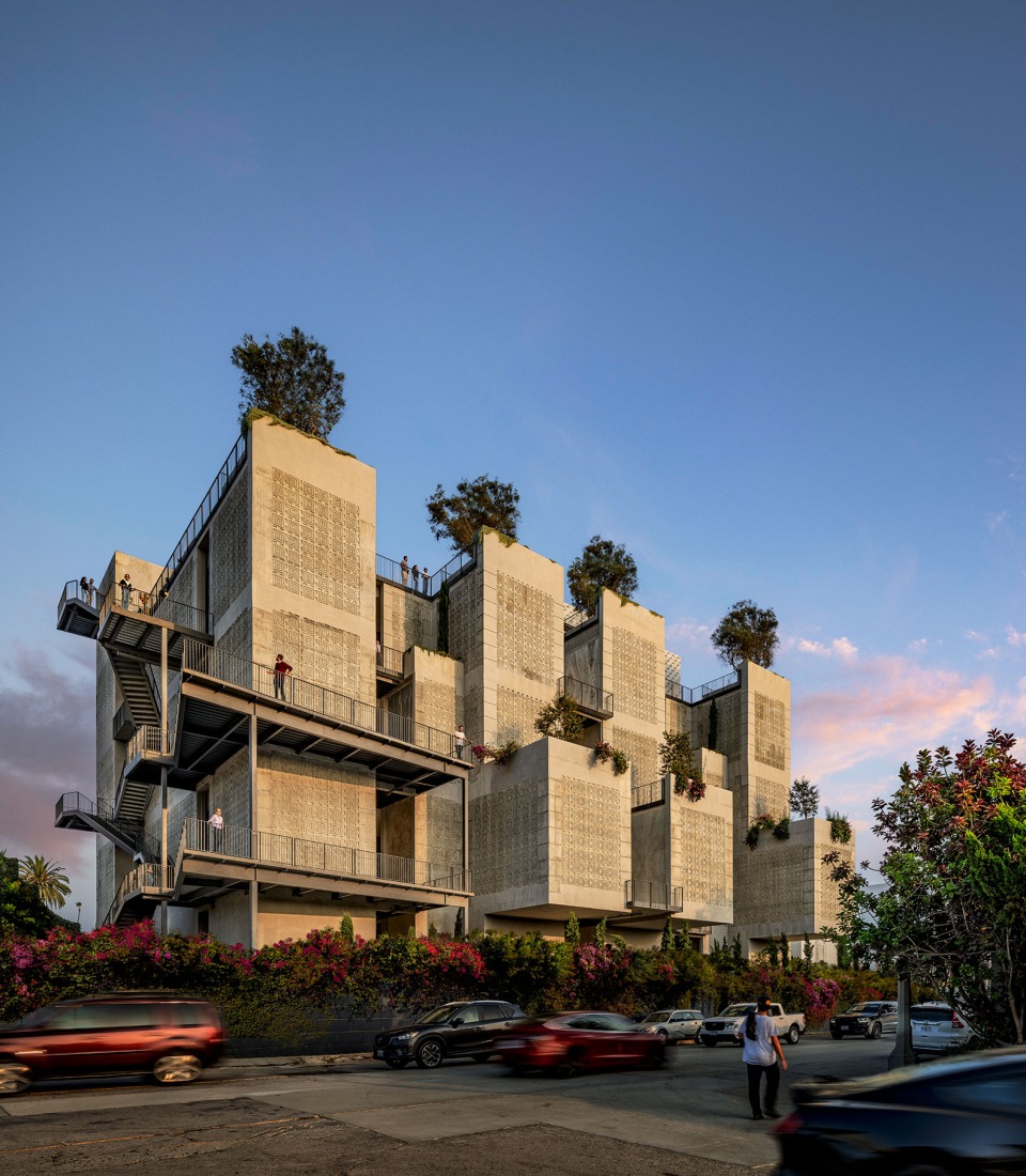 Hollywood Forever Cementery by Lehrer Architects + Arquitectura y Diseño. Photograph by Tim Griffith.