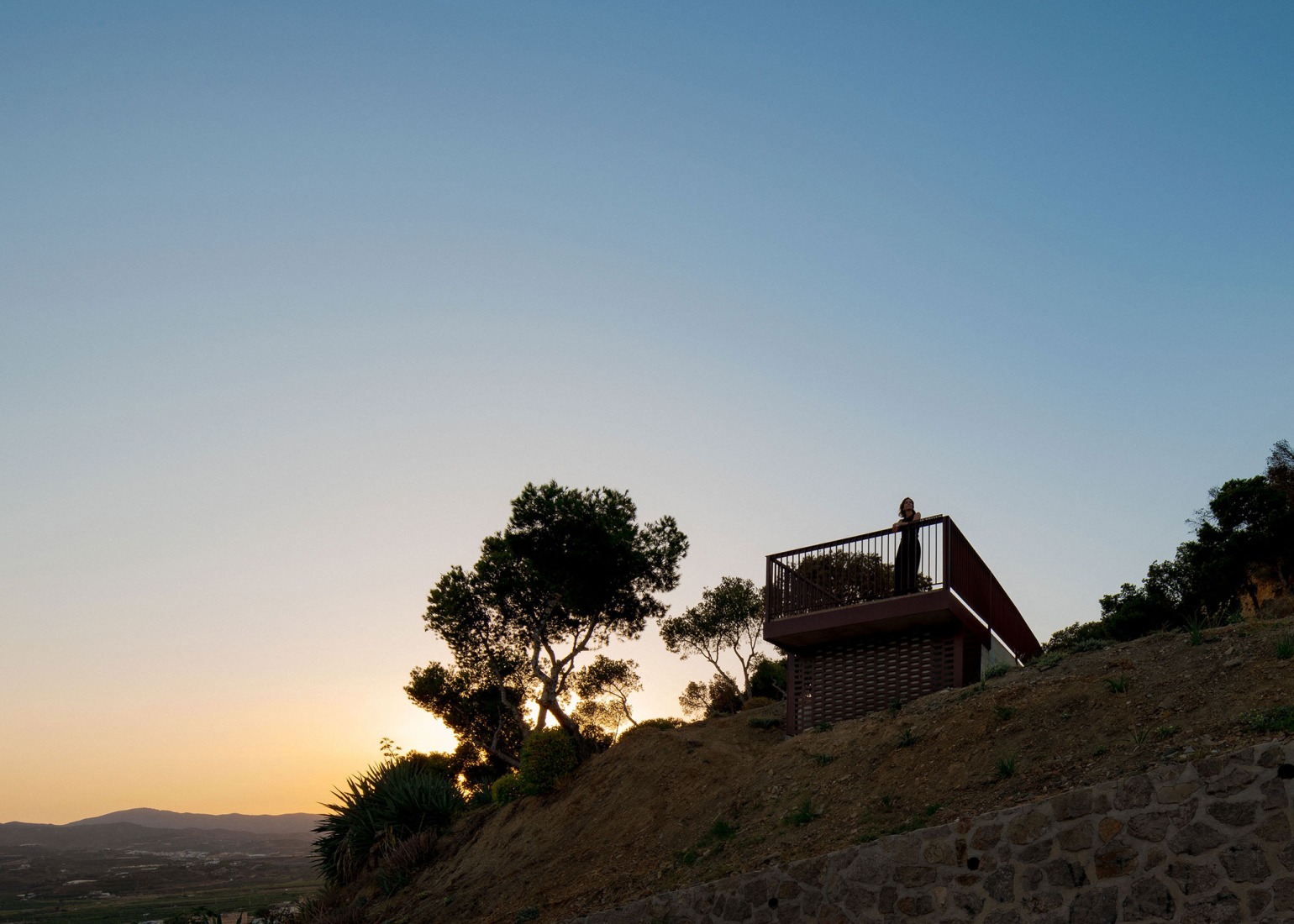Jardín mirador por Terral Arquitectos. Fotografía por Fernando Gómez Mateos.