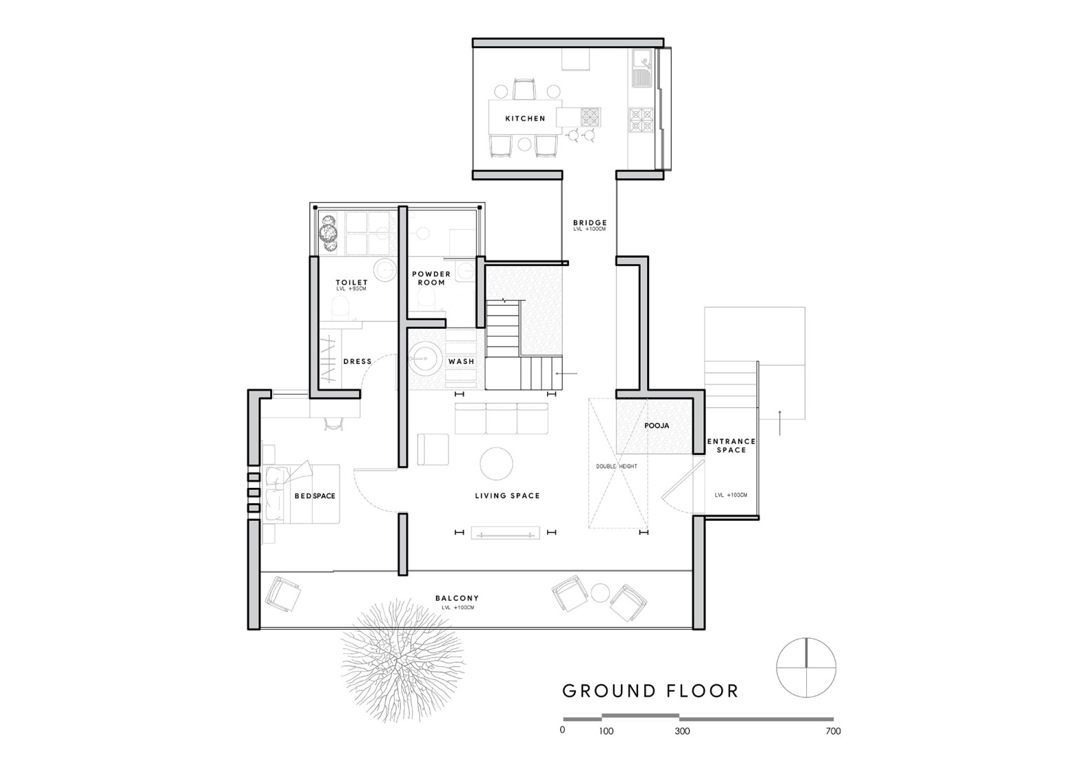 Plano de planta baja. Urul por Studio Terratects.
