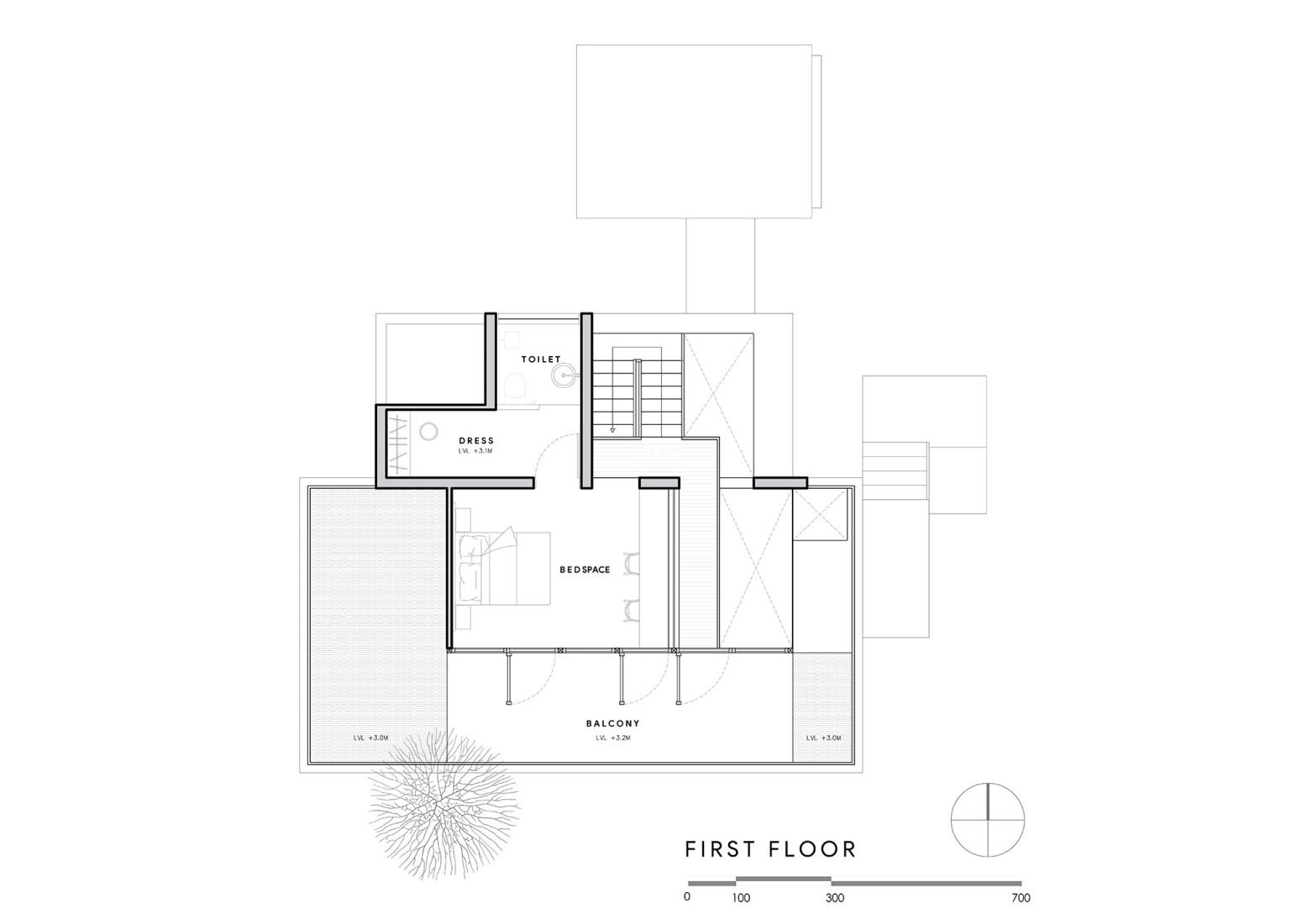 Plano de primera planta. Urul por Studio Terratects.
