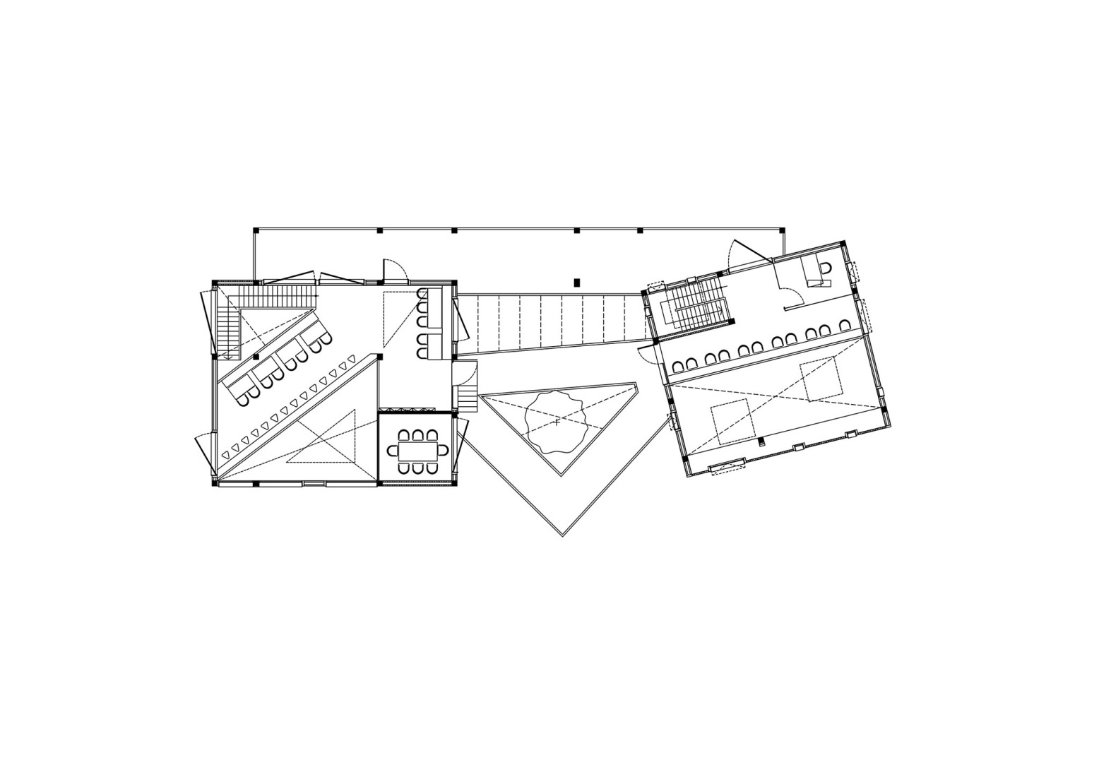 Plano de primera planta. DIFF Coffee Roasters por ASWA.