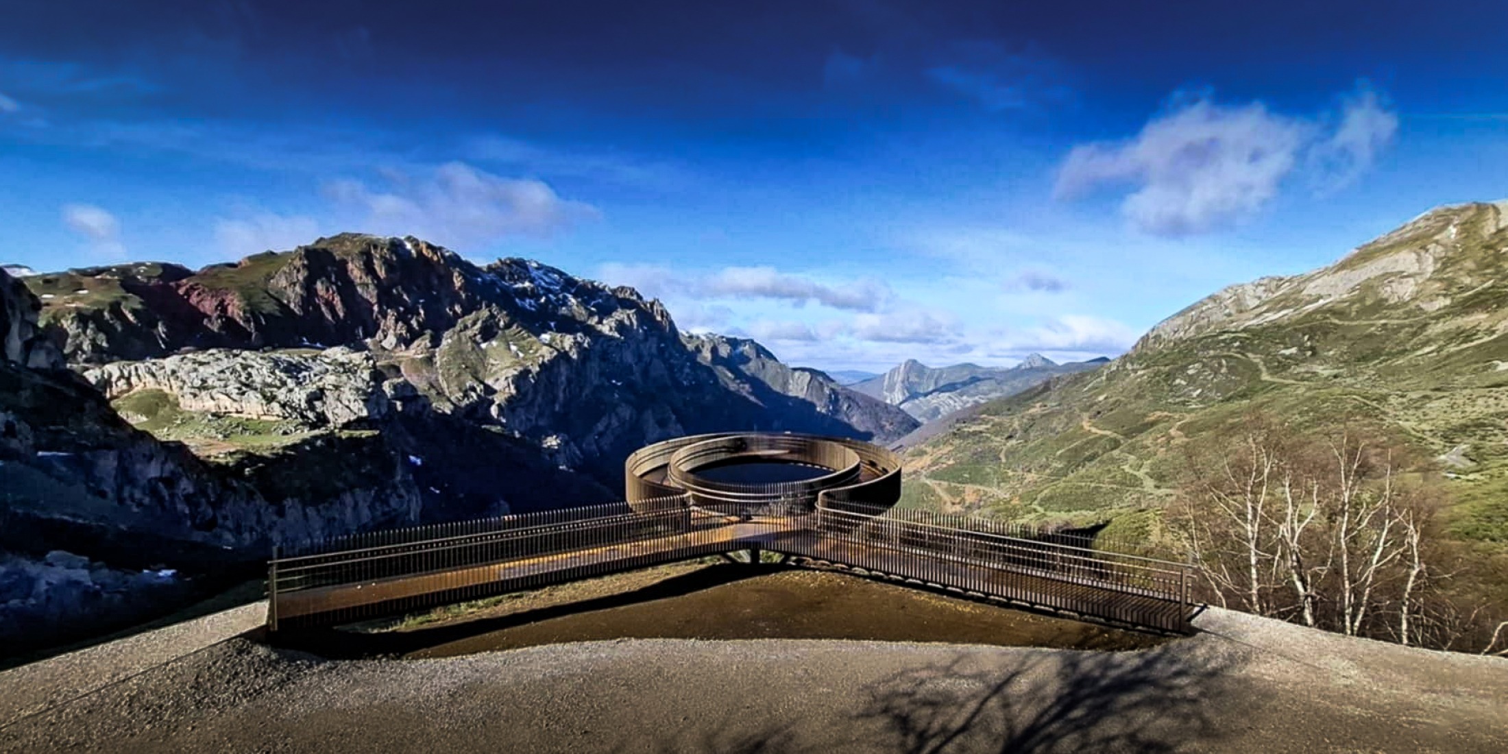 Farrapona Geological Viewpoint by Puerto & Sánchez Arquitectos. Photograph by Jose Ramón Puerto Álvarez.