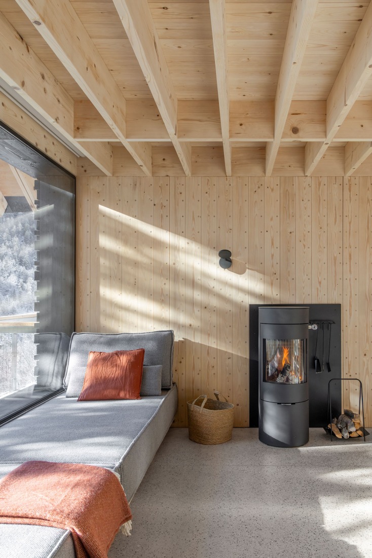 «Casas alpinas gemelas» por Dekleva Gregoric Architects. Fotografía por Ana Skobe.a Gregoric Architects. Fotografía por Ana Skobe.