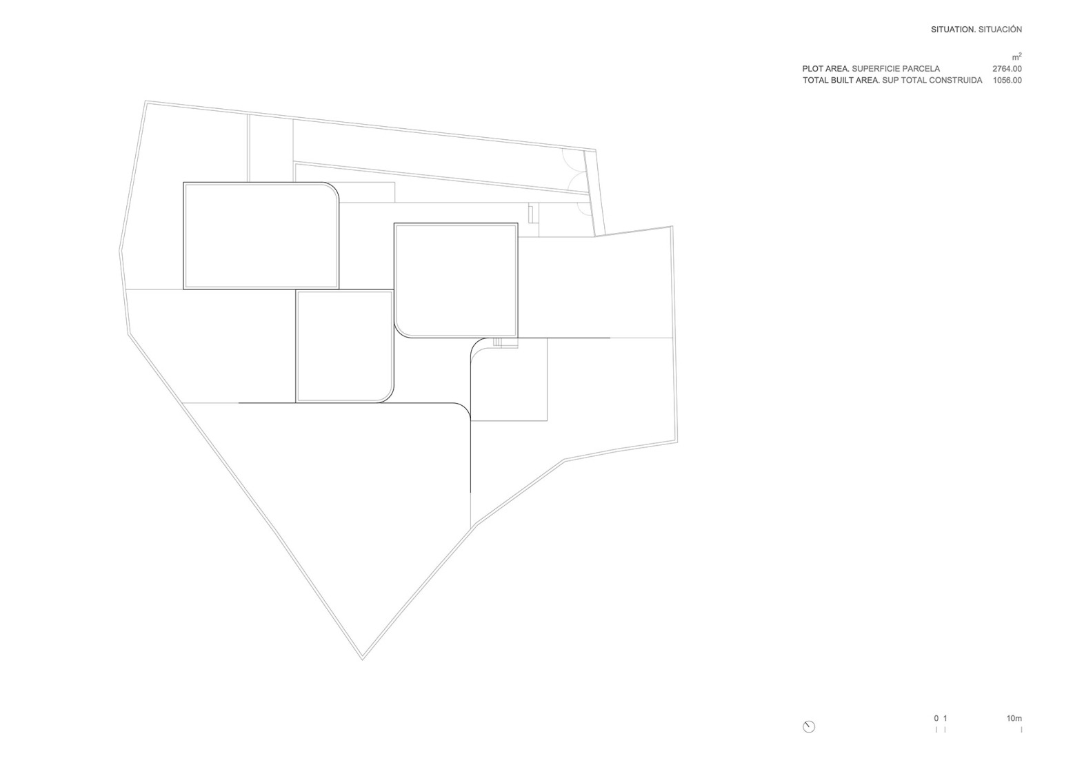 Site plan. Villa 18 por Fran Silvestre Arquitectos.