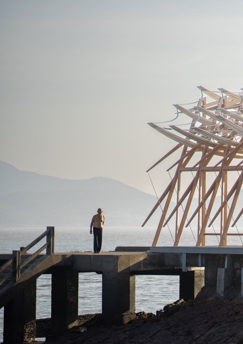 El pabellón junto al mar por GN Architects. Fotografía por Liang Wenjun.