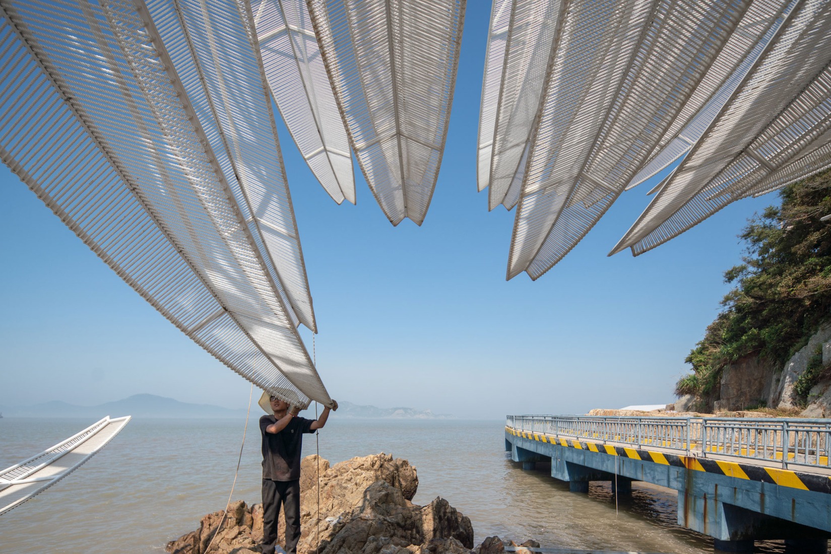 The Seaside Pavilion by GN Architects. Photograph by Liang Wenjun.