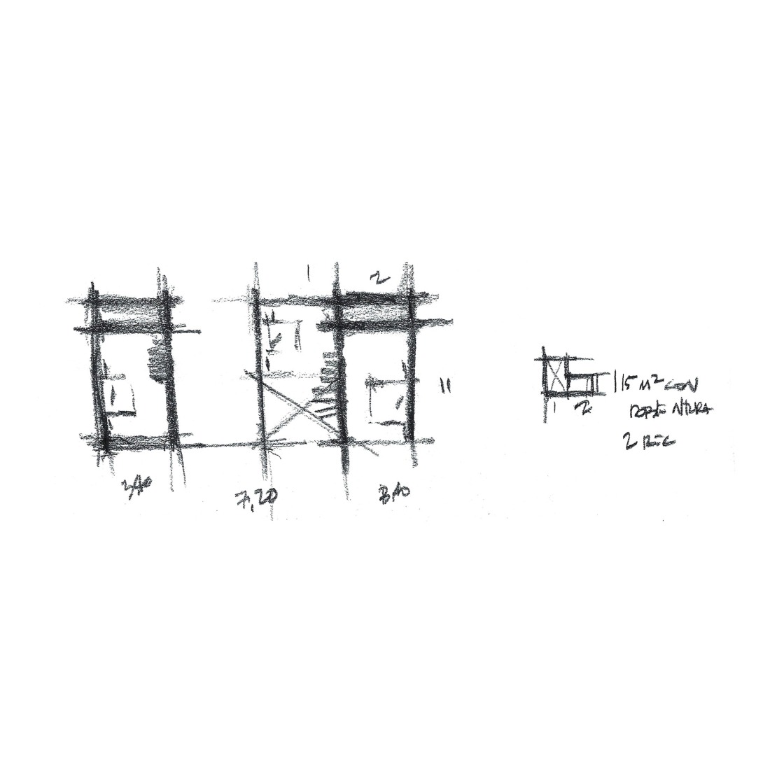 Croquis. Antonio Maceo 8 por Taller Héctor Barroso.