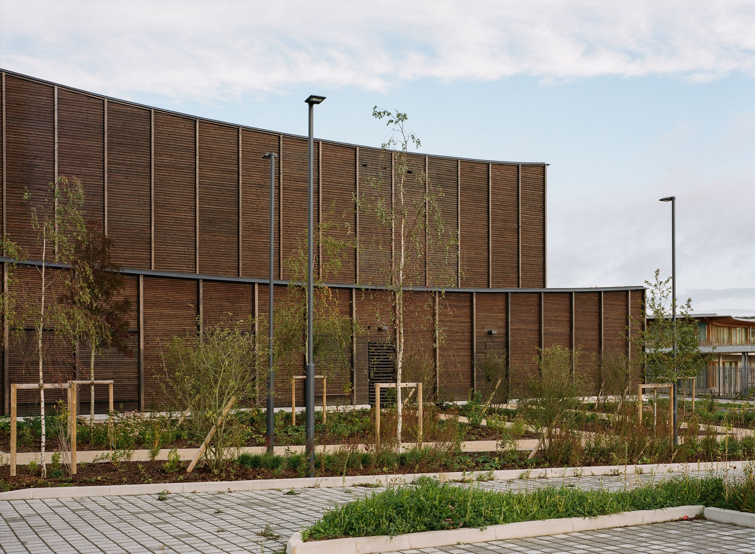 Gimnasio Marie Marvingt por Ateliers O-S Architectes. Fotografía por Cyrille Weiner.