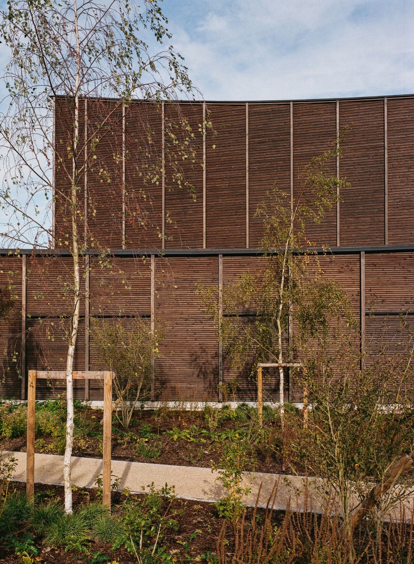 Gimnasio Marie Marvingt por Ateliers O-S Architectes. Fotografía por Cyrille Weiner.