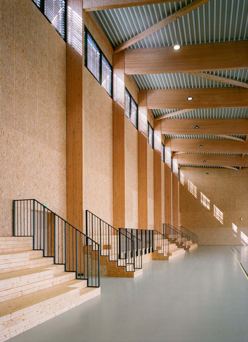 Gimnasio Marie Marvingt por Ateliers O-S Architectes. Fotografía por Cyrille Weiner.