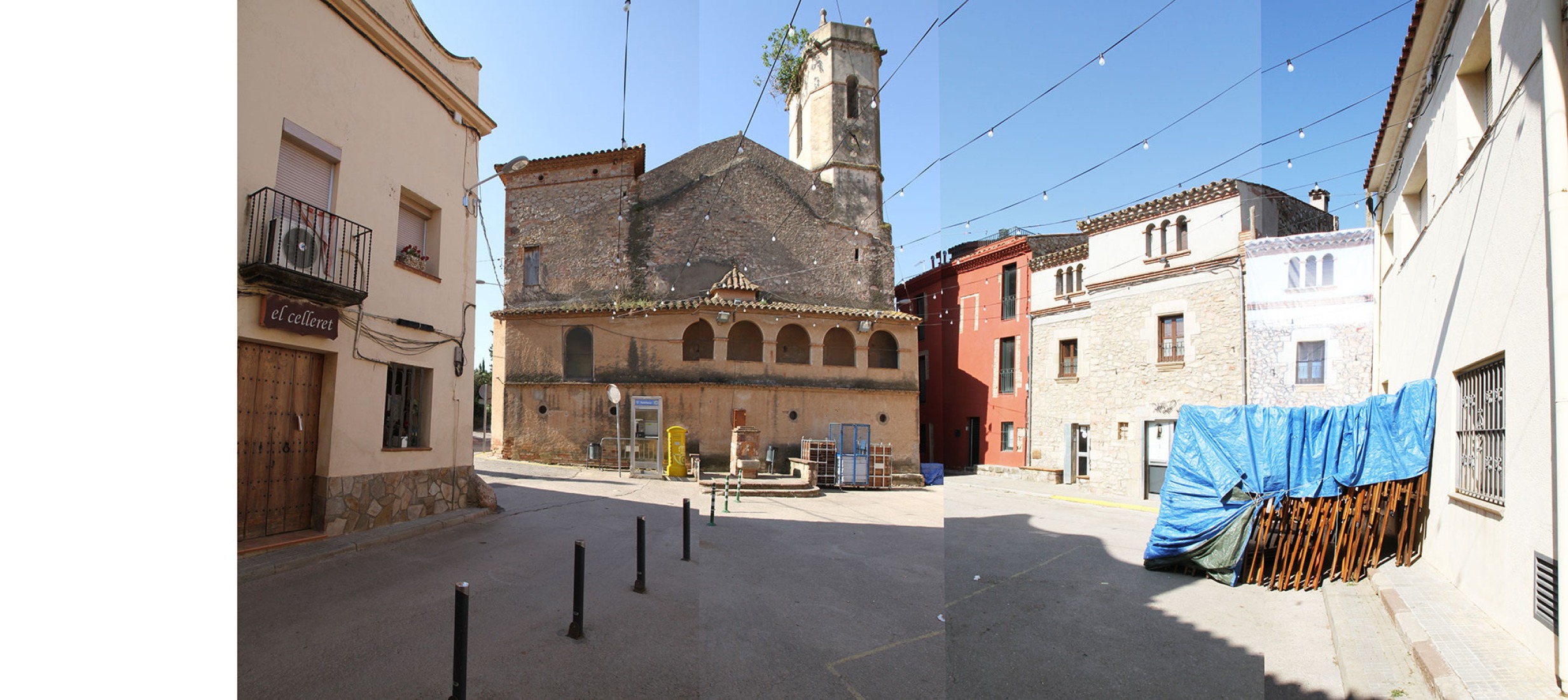 Previous state. Riells square by Comas-Pont arquitectes.