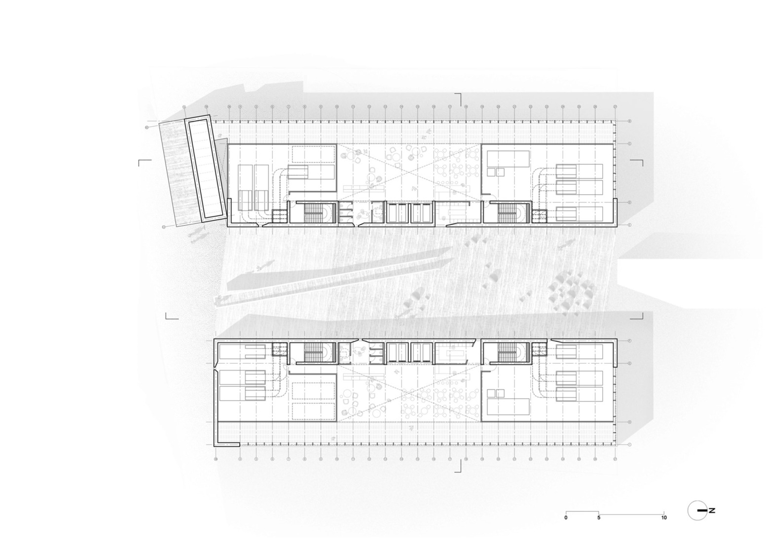 Third floor plan. "Energía de Portugal" Headquarters by ELEMENTAL.
