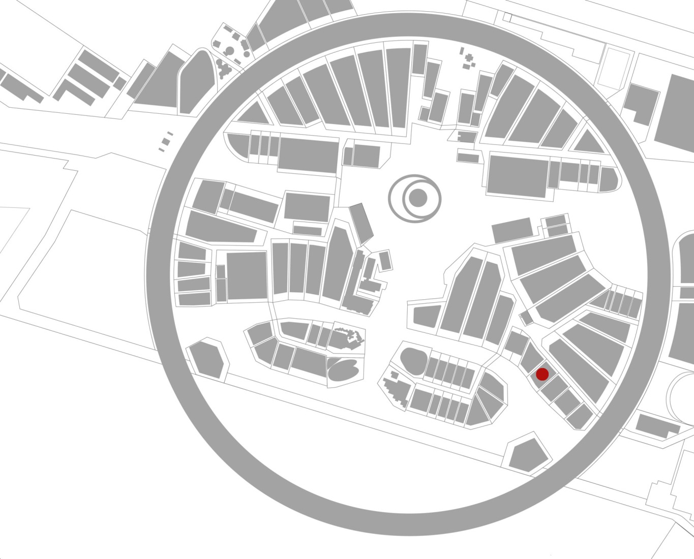 Site plan. Swiss Pavilion by Manuel Herz Architekten. 