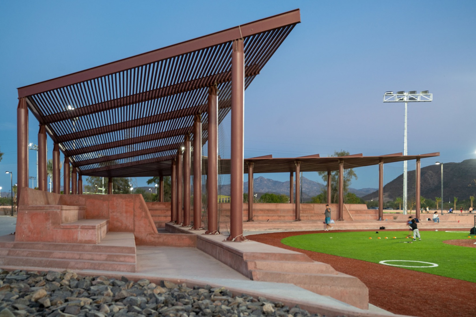 Sports Complex La Paz by CCA. Photograph by Jaime Navarro, courtesy of de Centro de Colaboración Arquitectónica (CCA).