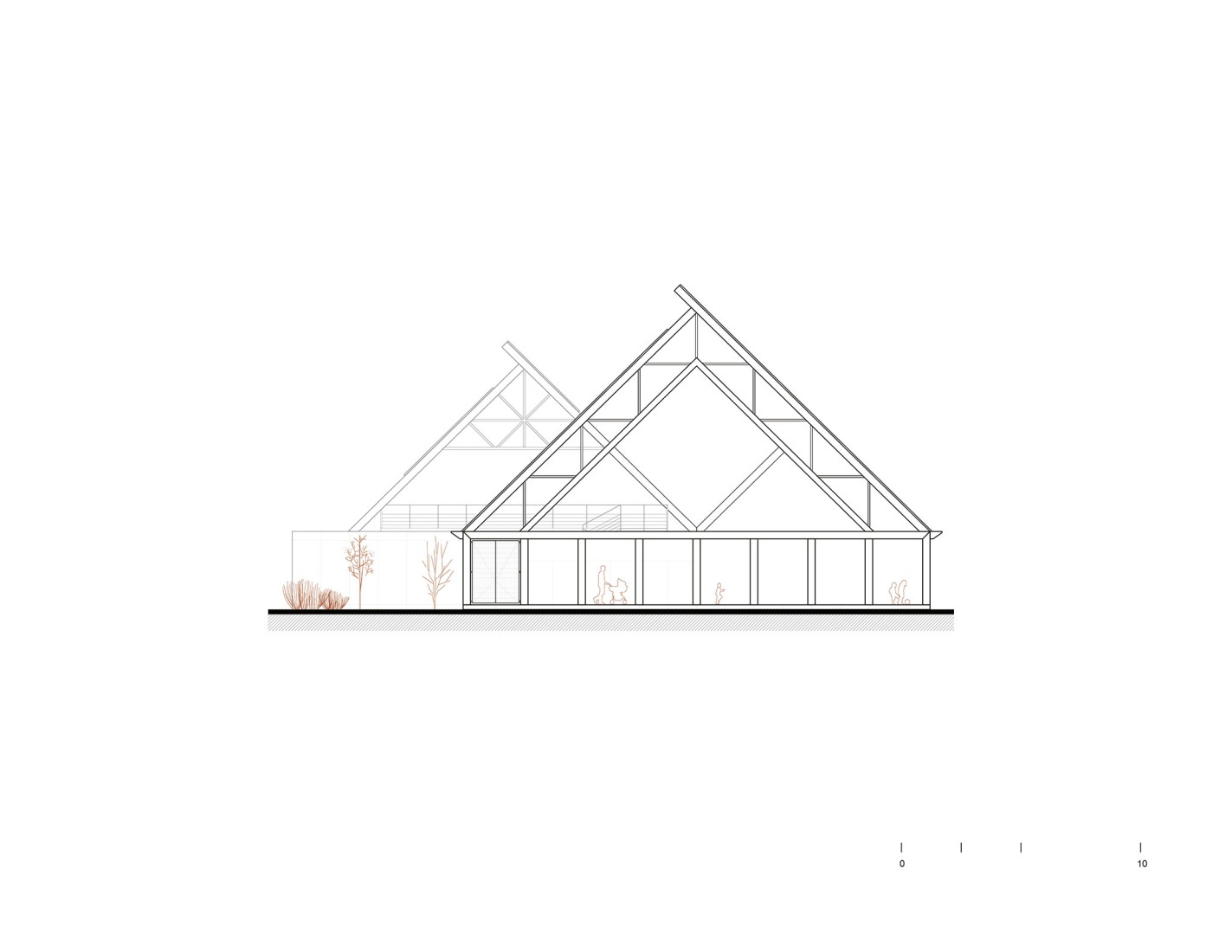 Facade. Mixed-use building. Sports Complex La Paz by CCA. Courtesy of de Centro de Colaboración Arquitectónica (CCA).