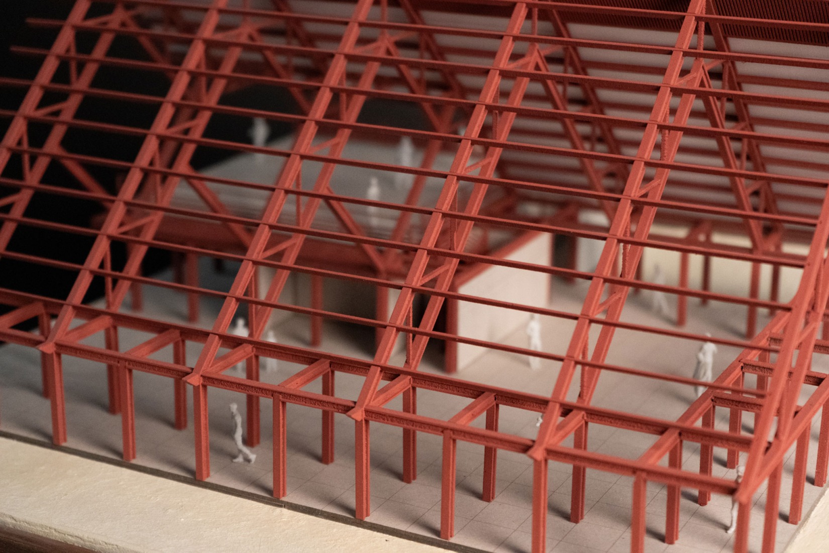 Model. Sports Complex La Paz by CCA. Courtesy of de Centro de Colaboración Arquitectónica (CCA).