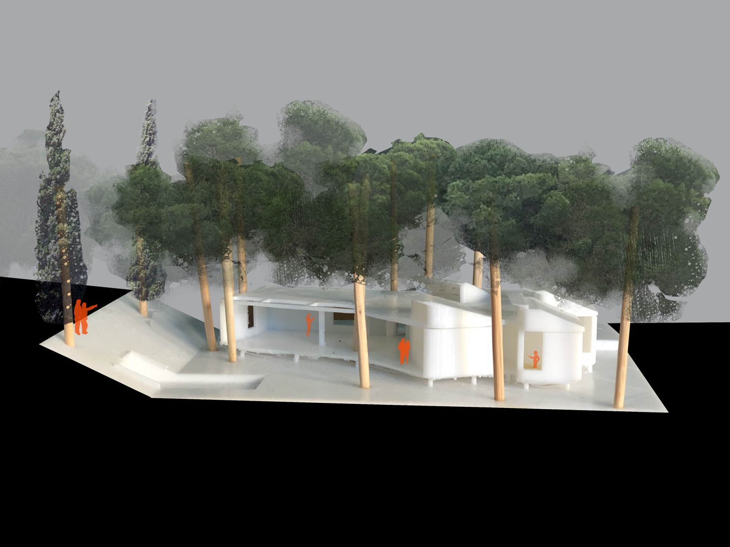 Maqueta. Casa Pinola por Lisabesur Arquitectos.