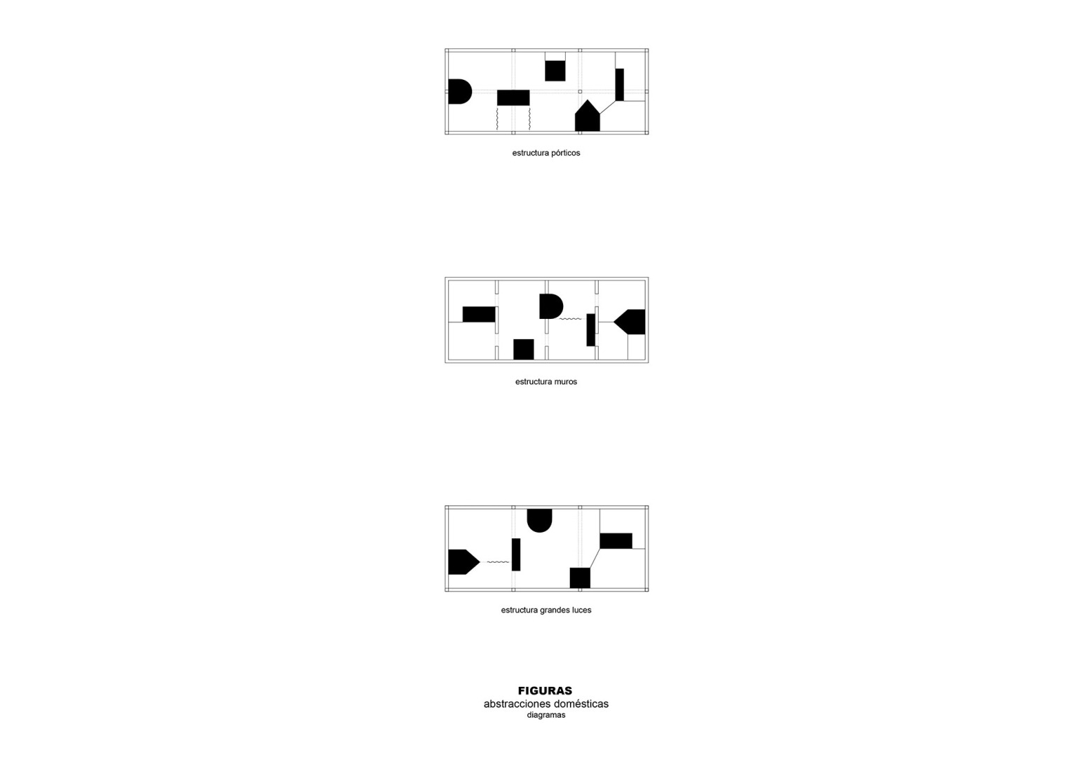 Diagramas. Figuras. Abstracciones domésticas por Martín Peláez.