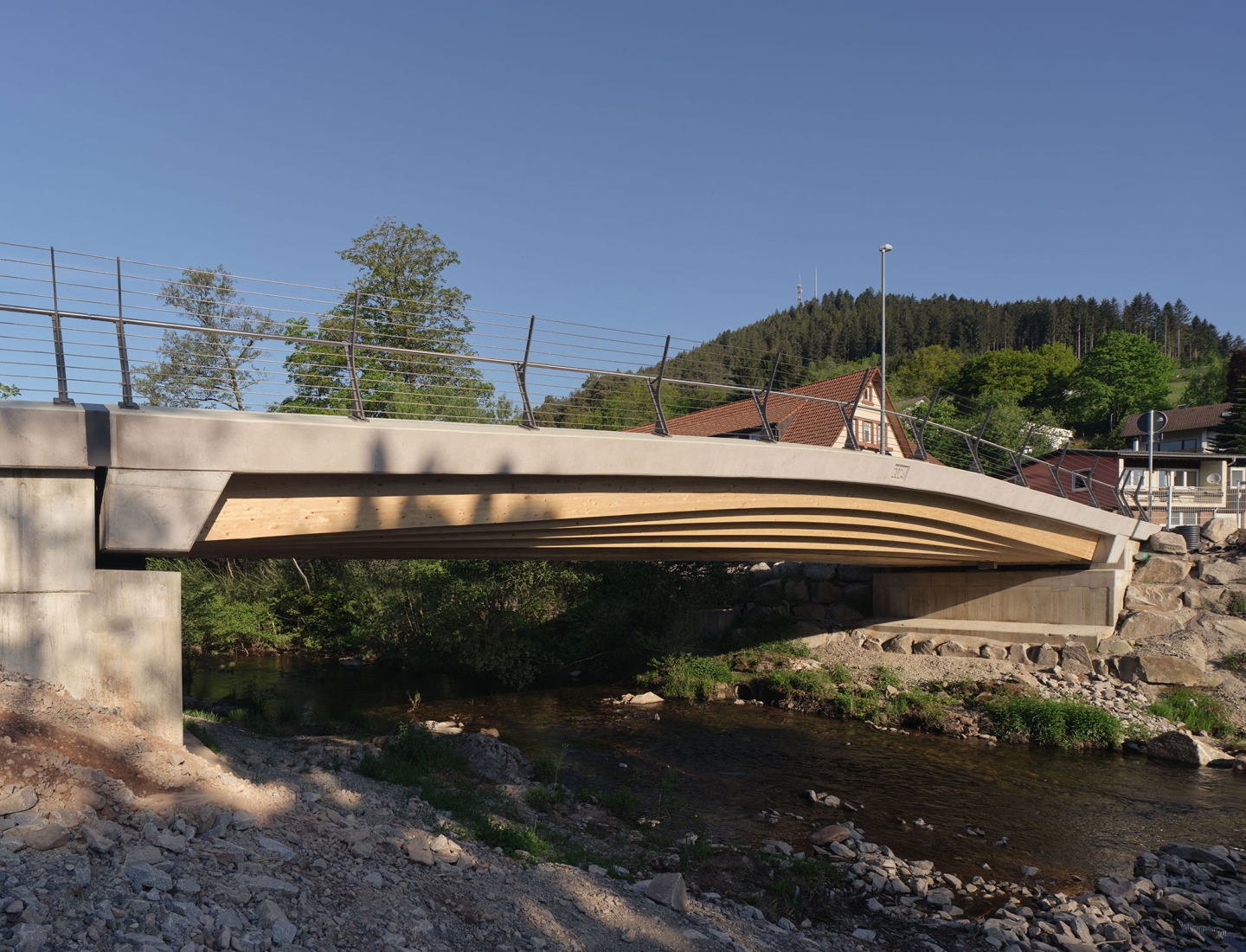 Baiersbronn Bridge by Moxon Architects + IB Miebach. Photograph by Simon Kennedy.