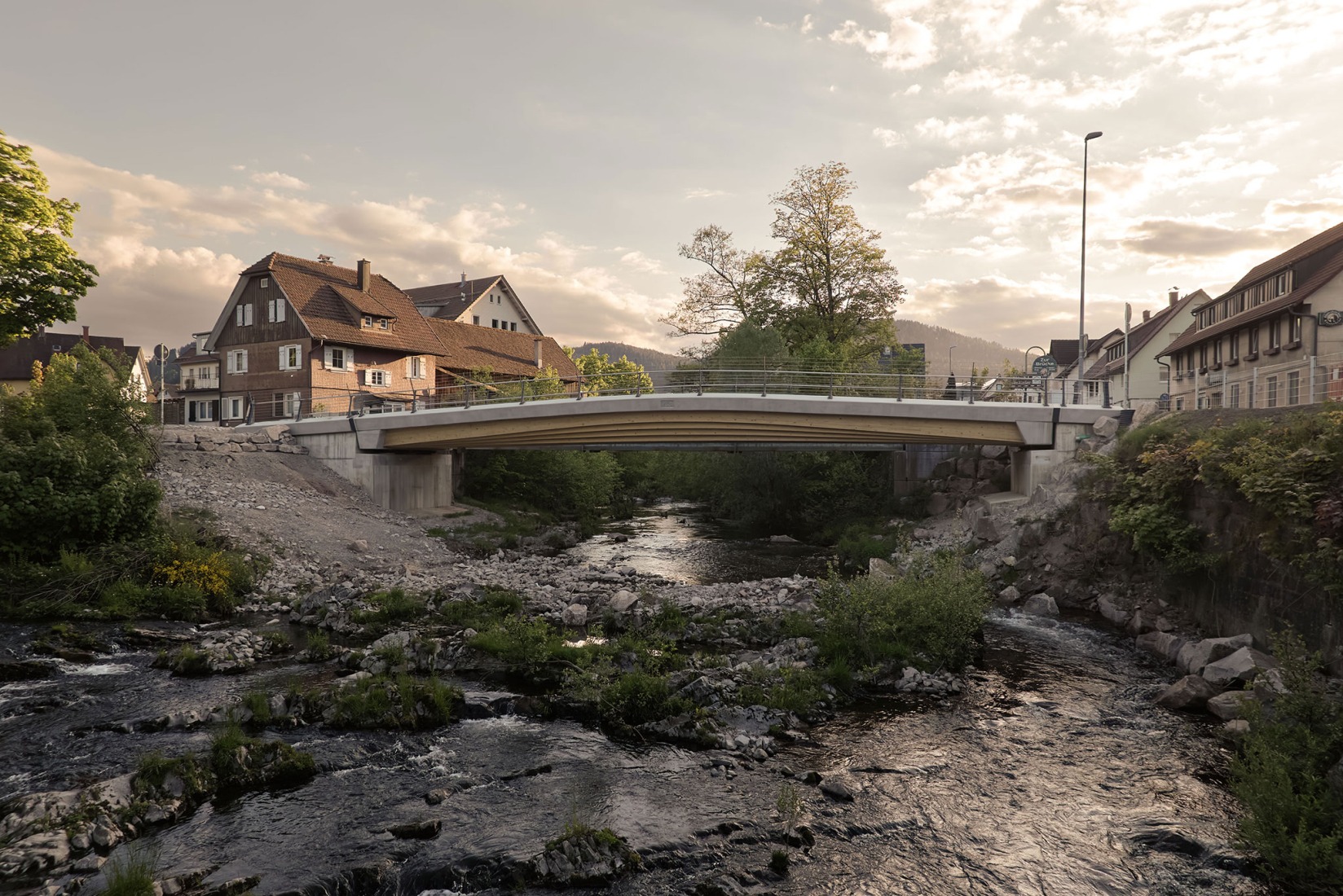 Baiersbronn Bridge by Moxon Architects + IB Miebach. Photograph by Simon Kennedy.