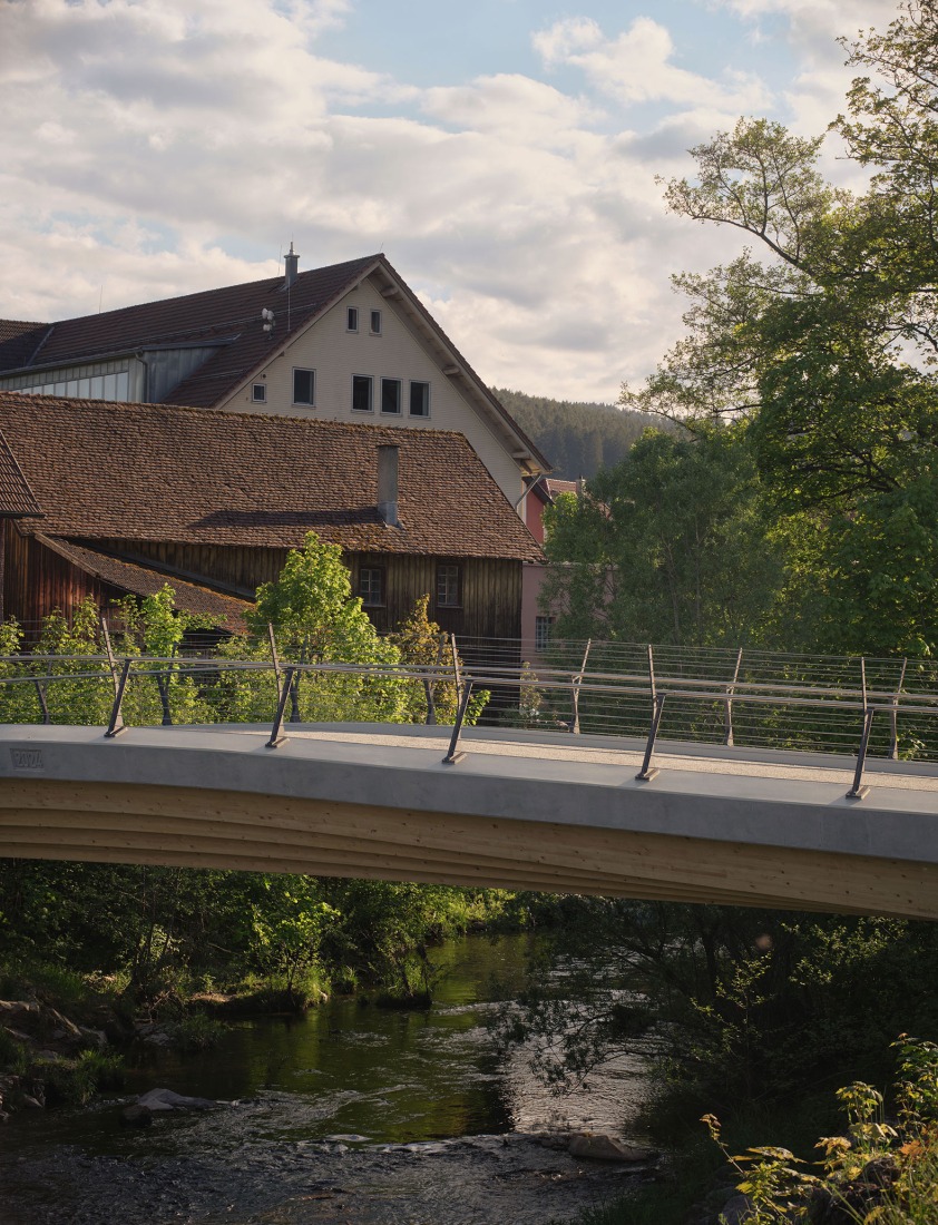 Baiersbronn Bridge by Moxon Architects + IB Miebach. Photograph by Simon Kennedy.