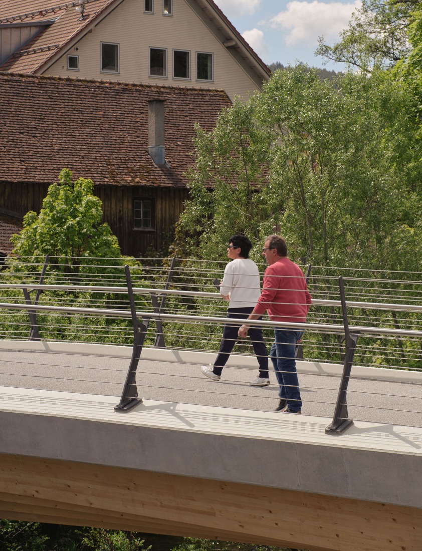 Baiersbronn Bridge by Moxon Architects + IB Miebach. Photograph by Simon Kennedy.
