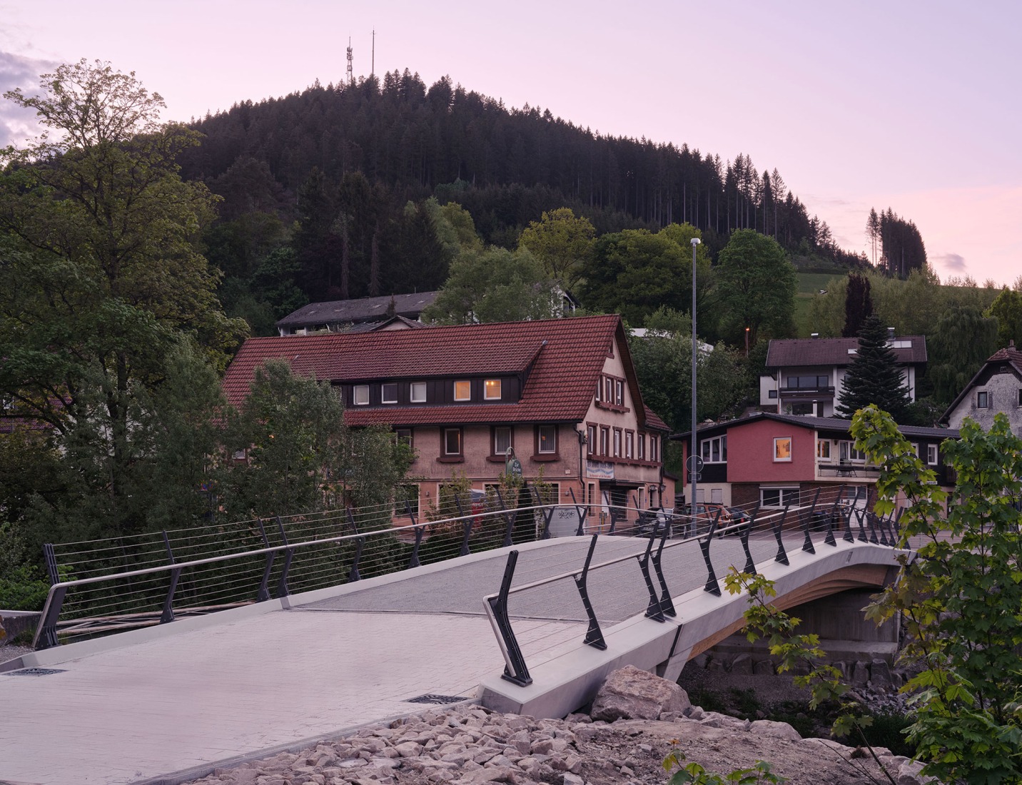 Baiersbronn Bridge by Moxon Architects + IB Miebach. Photograph by Simon Kennedy.