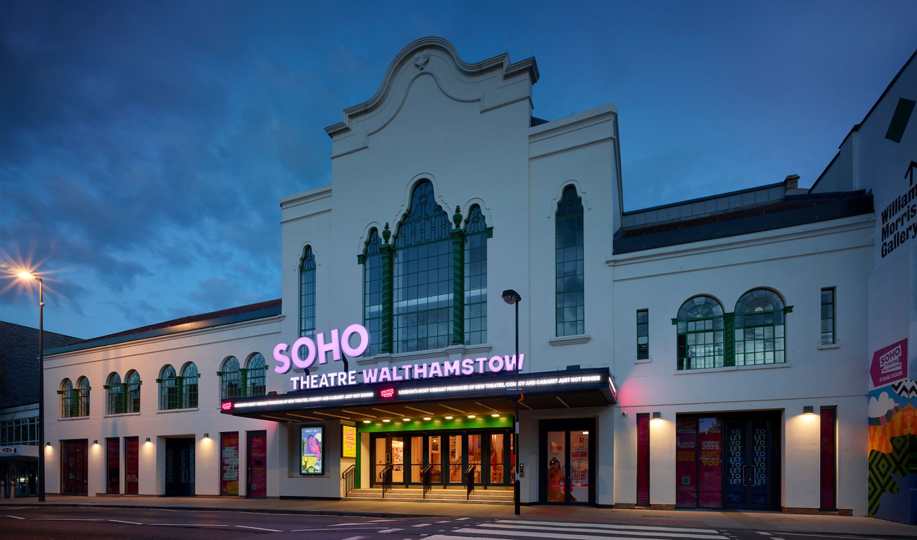 960-seat Soho Theatre Walthamstow by Pilbrow & Partners. Photograph by David Levene.