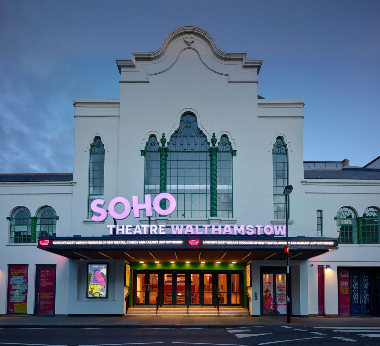 960-seat Soho Theatre Walthamstow by Pilbrow & Partners. Photograph by David Levene.