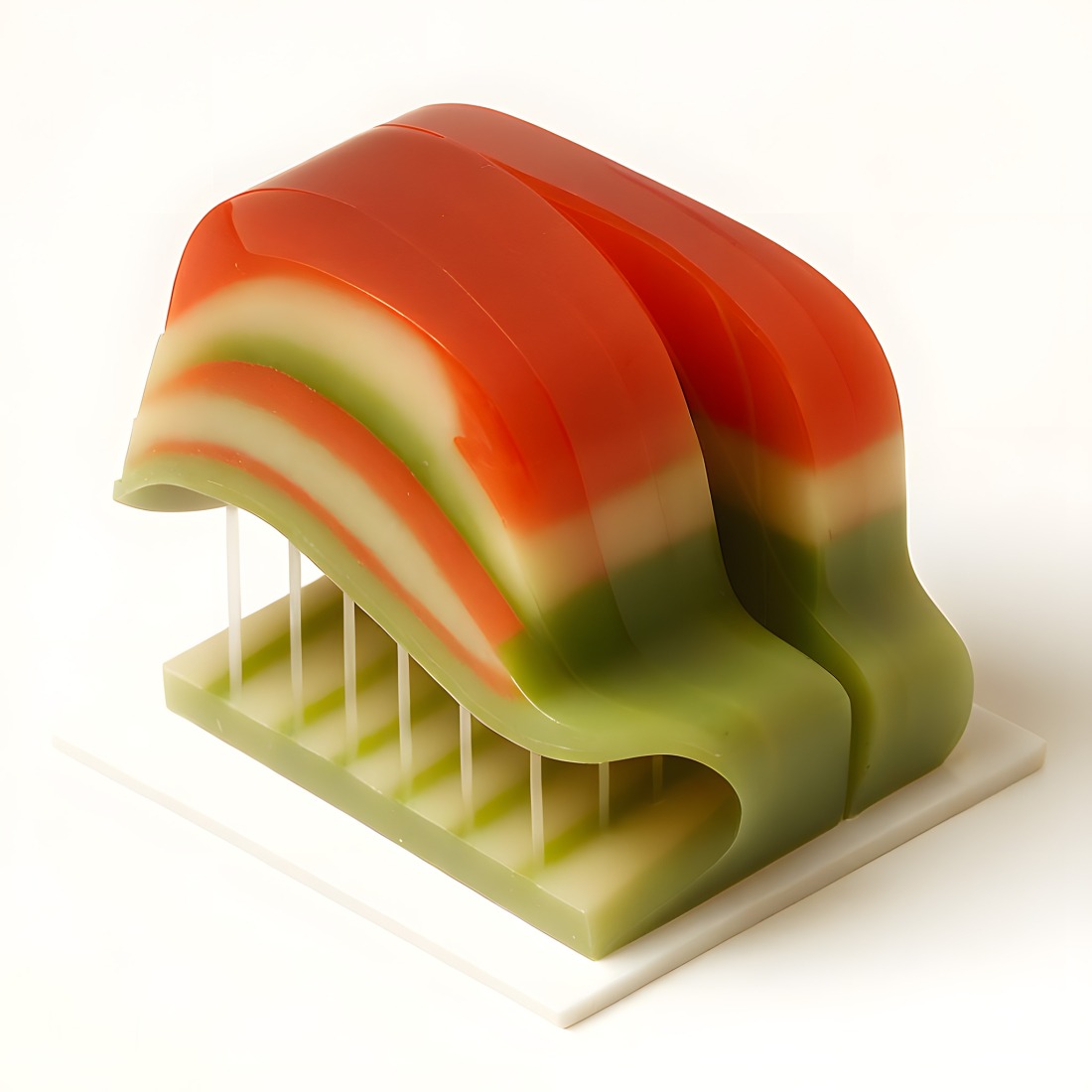 South Beach, like Kueh Lapis (sweet layer cake). Axonometric view.