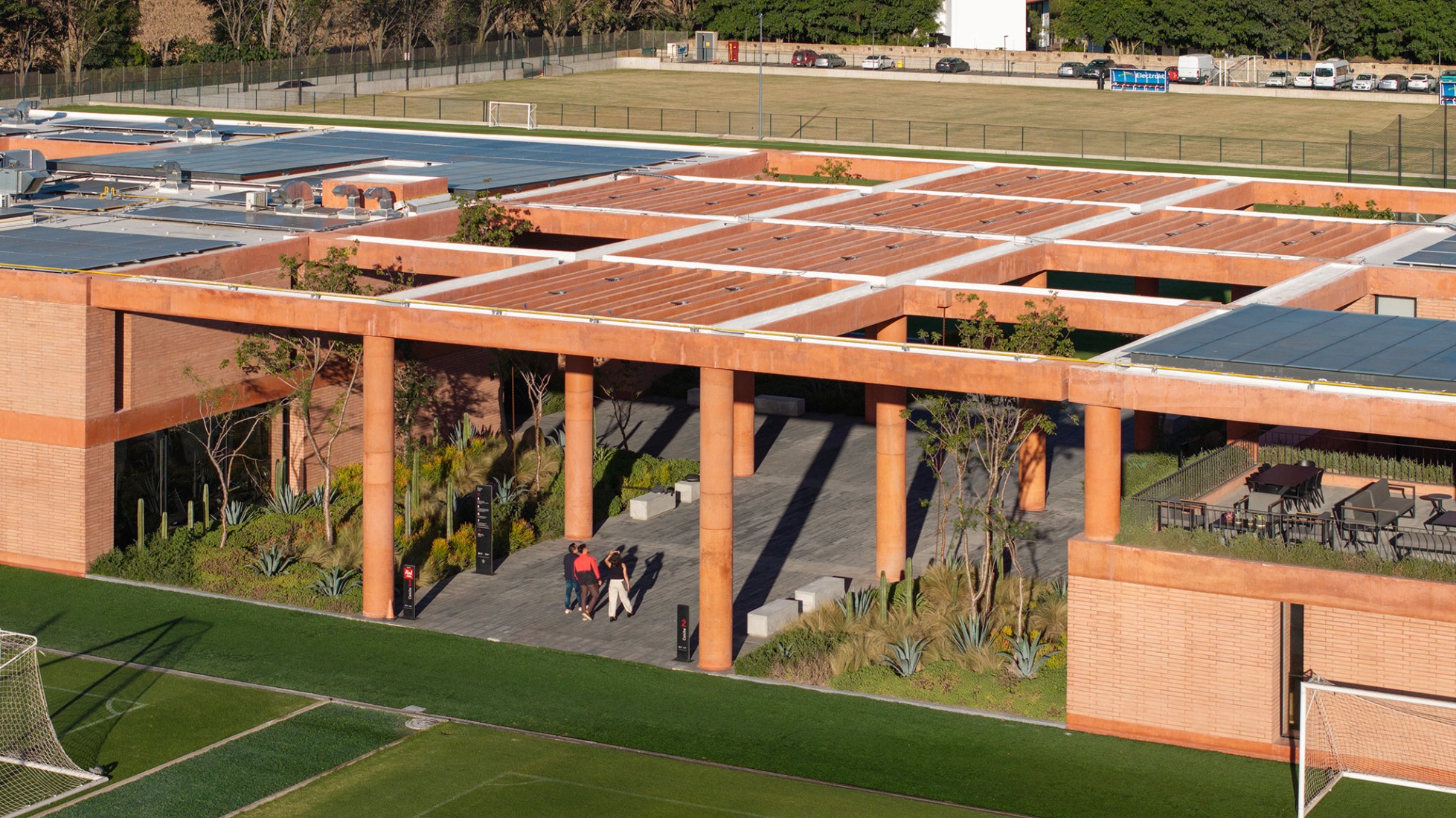 Atlas Football Academy by Sordo Madaleno. Photograph by Oscar Caballero.