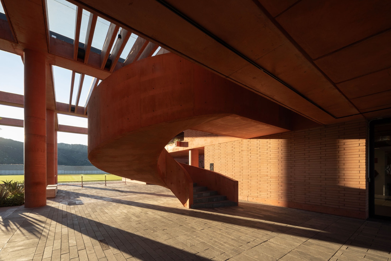 Atlas Football Academy by Sordo Madaleno. Photograph by Oscar Caballero.