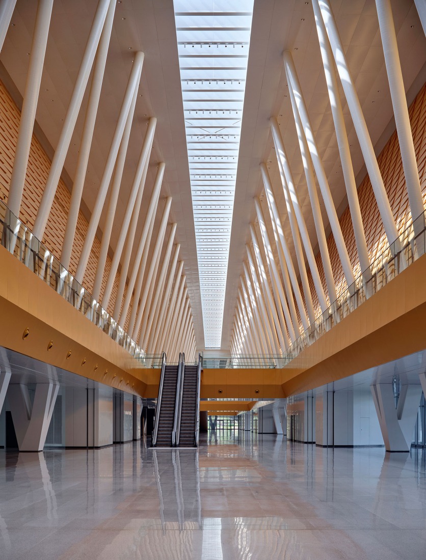 Centro de servicios de comercialización de productos agrícolas del delta del Río Amarillo por UAD. Fotografía por ZY Studio.