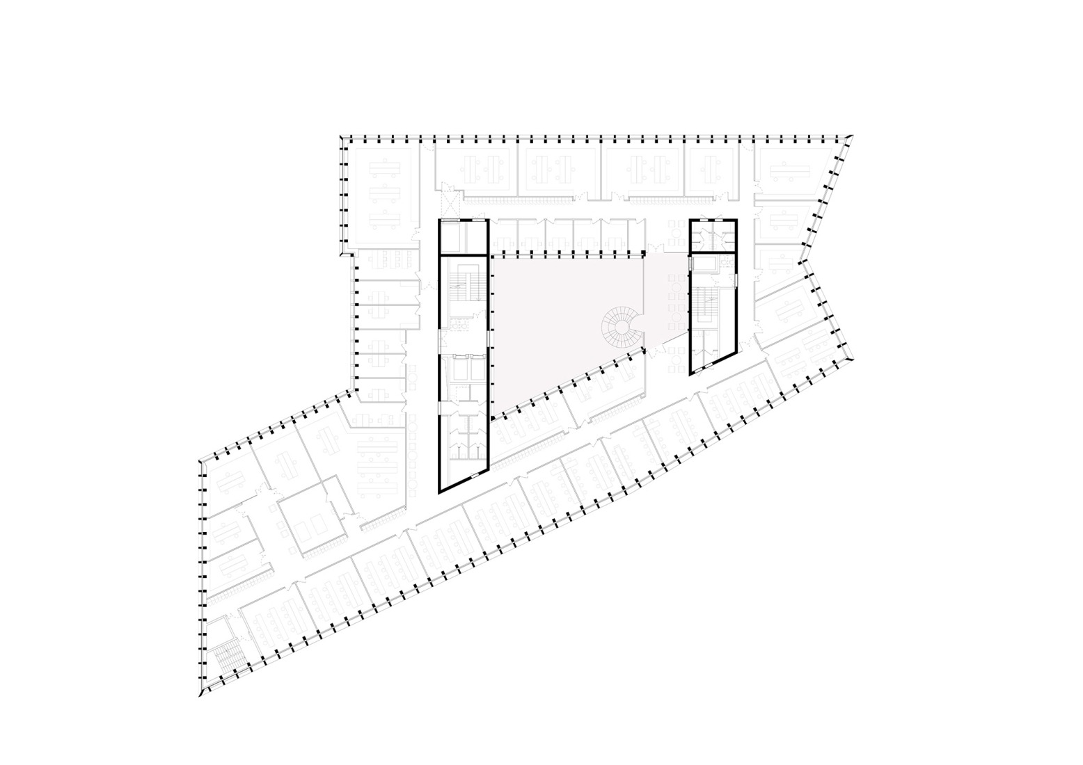 Type floor plan. HTSH by Vaillo + Irigaray Architects + Interplay Architects.