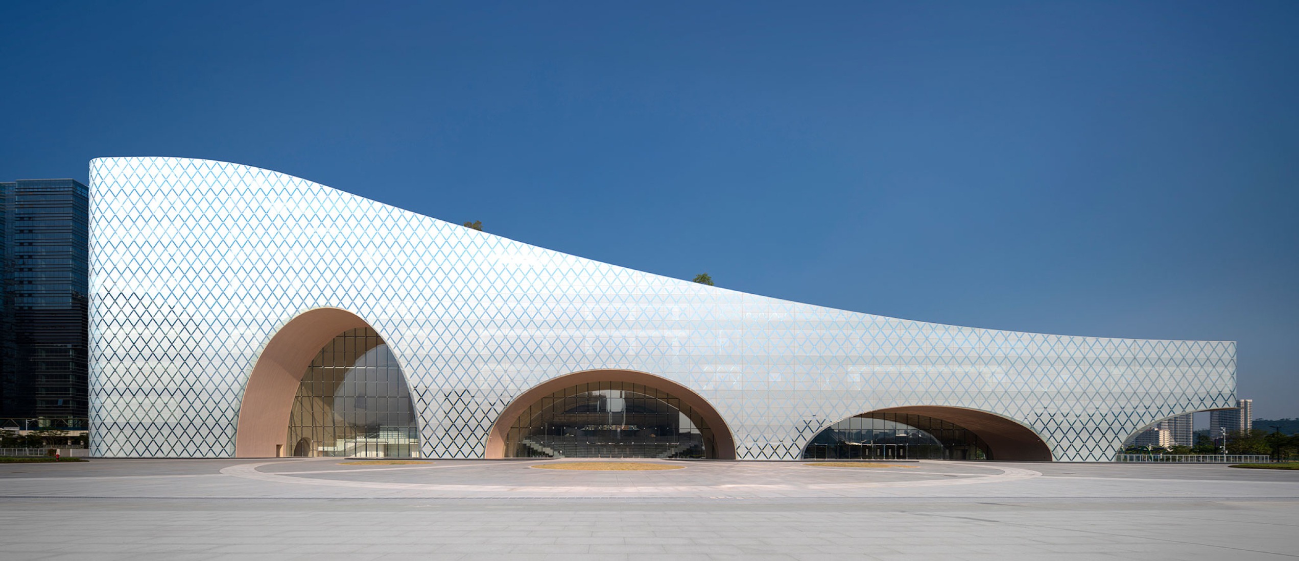 Complejo cultural y artístico de Hengqin por Atelier Apeiron. Fotografía por Yipeng Lv.