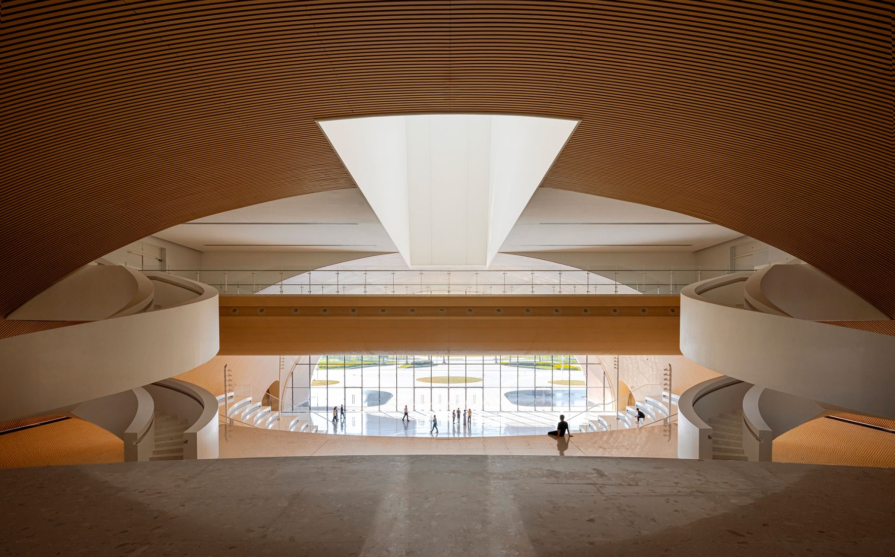 Complejo cultural y artístico de Hengqin por Atelier Apeiron. Fotografía por Schran Image.