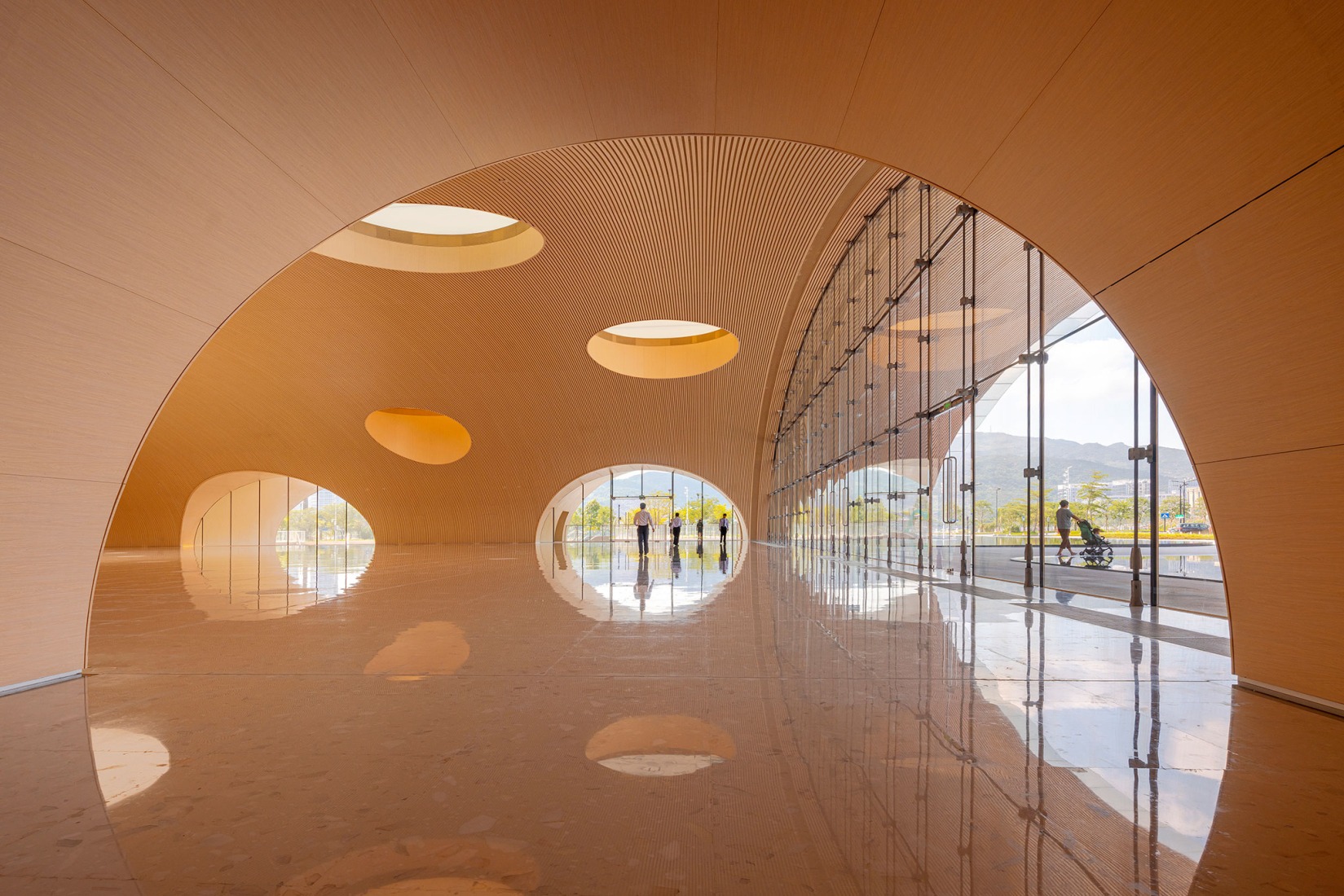 Complejo cultural y artístico de Hengqin por Atelier Apeiron. Fotografía por Schran Image.