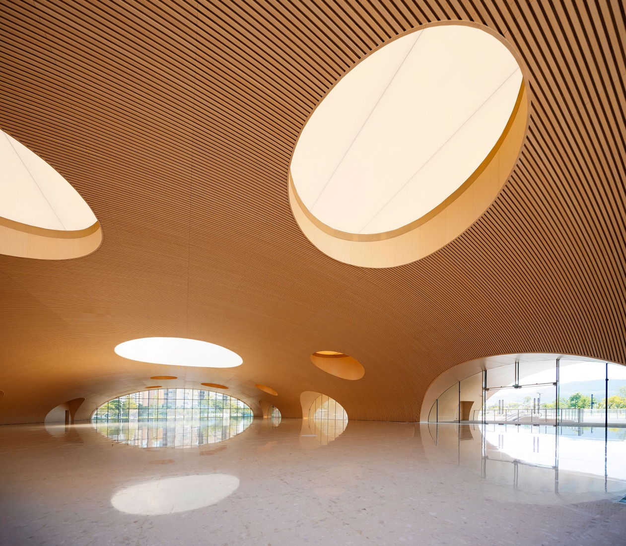 Complejo cultural y artístico de Hengqin por Atelier Apeiron. Fotografía por Schran Image.