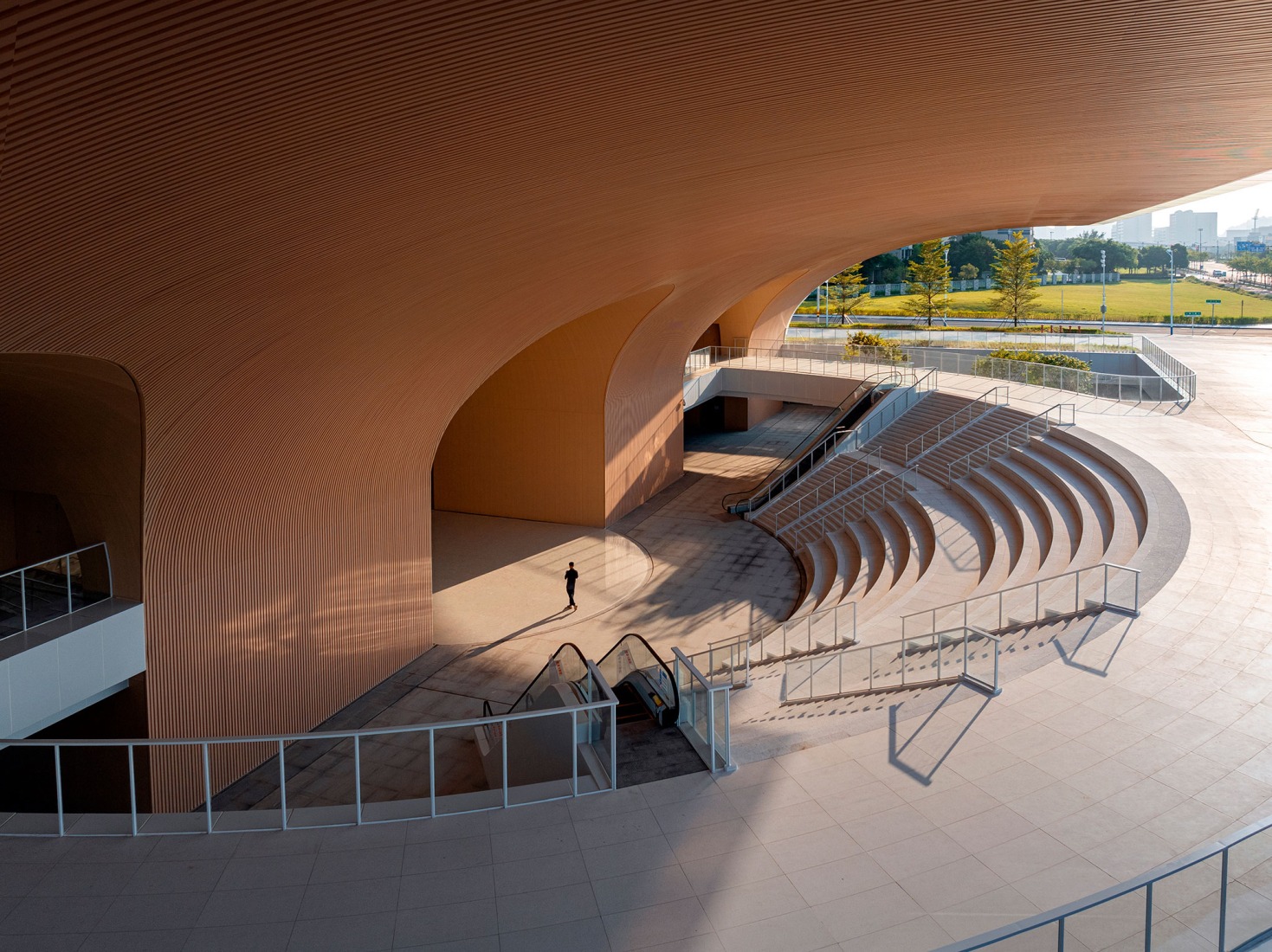Complejo cultural y artístico de Hengqin por Atelier Apeiron. Fotografía por Schran Image.