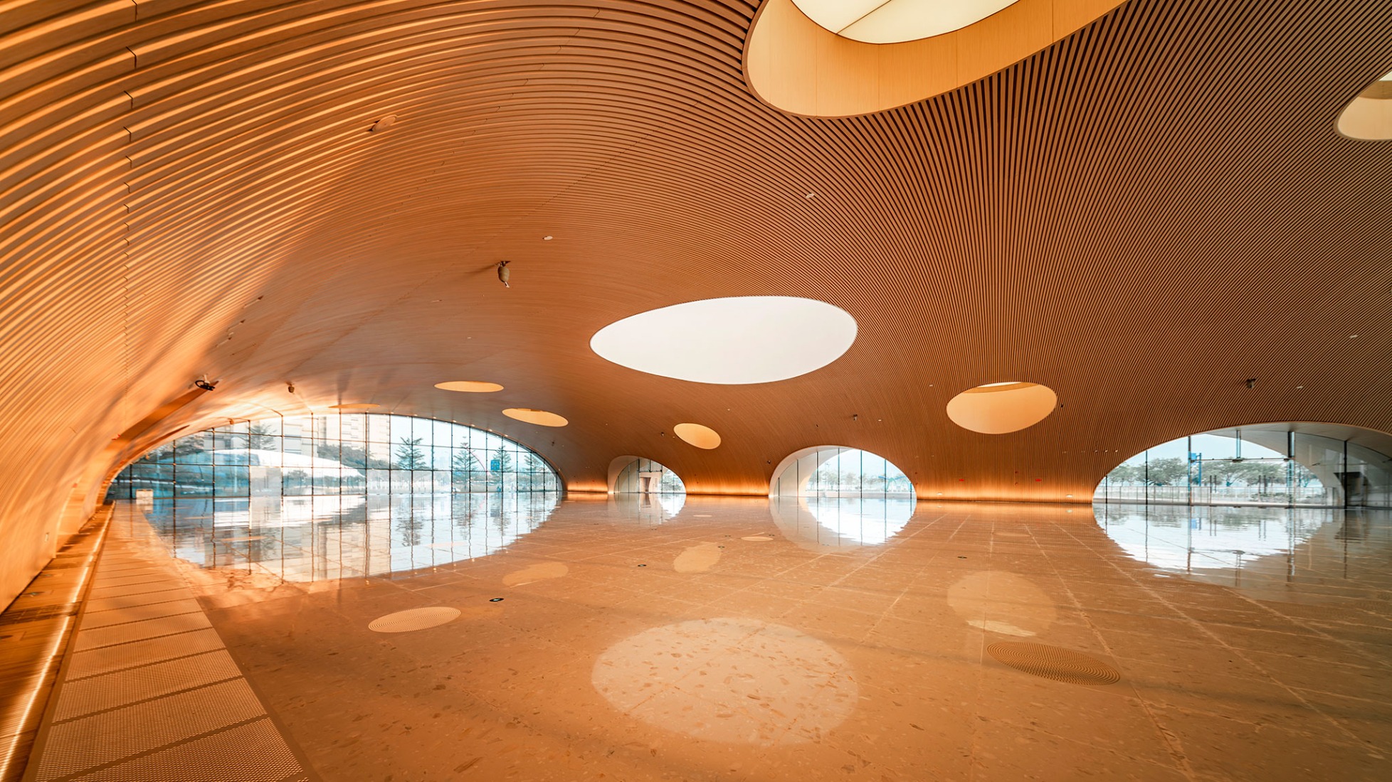Complejo cultural y artístico de Hengqin por Atelier Apeiron. Fotografía por Hao Zhang.