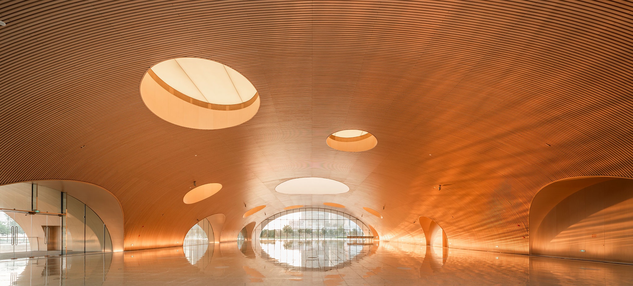 Complejo cultural y artístico de Hengqin por Atelier Apeiron. Fotografía por Hao Zhang.