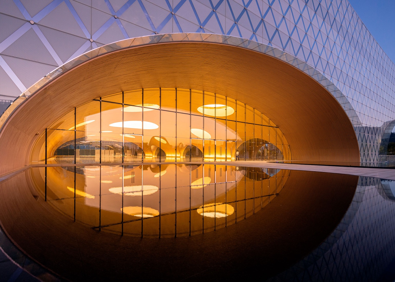 Complejo cultural y artístico de Hengqin por Atelier Apeiron. Fotografía por Schran Image.