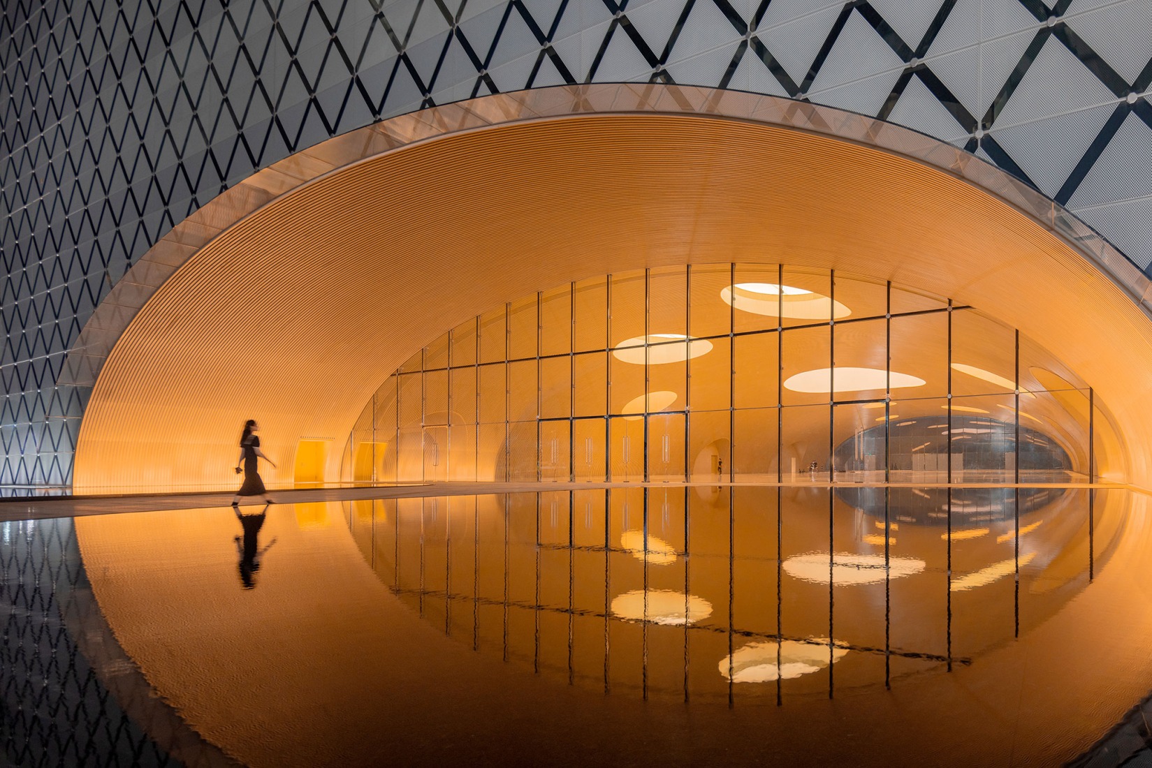 Complejo cultural y artístico de Hengqin por Atelier Apeiron. Fotografía por Schran Image.