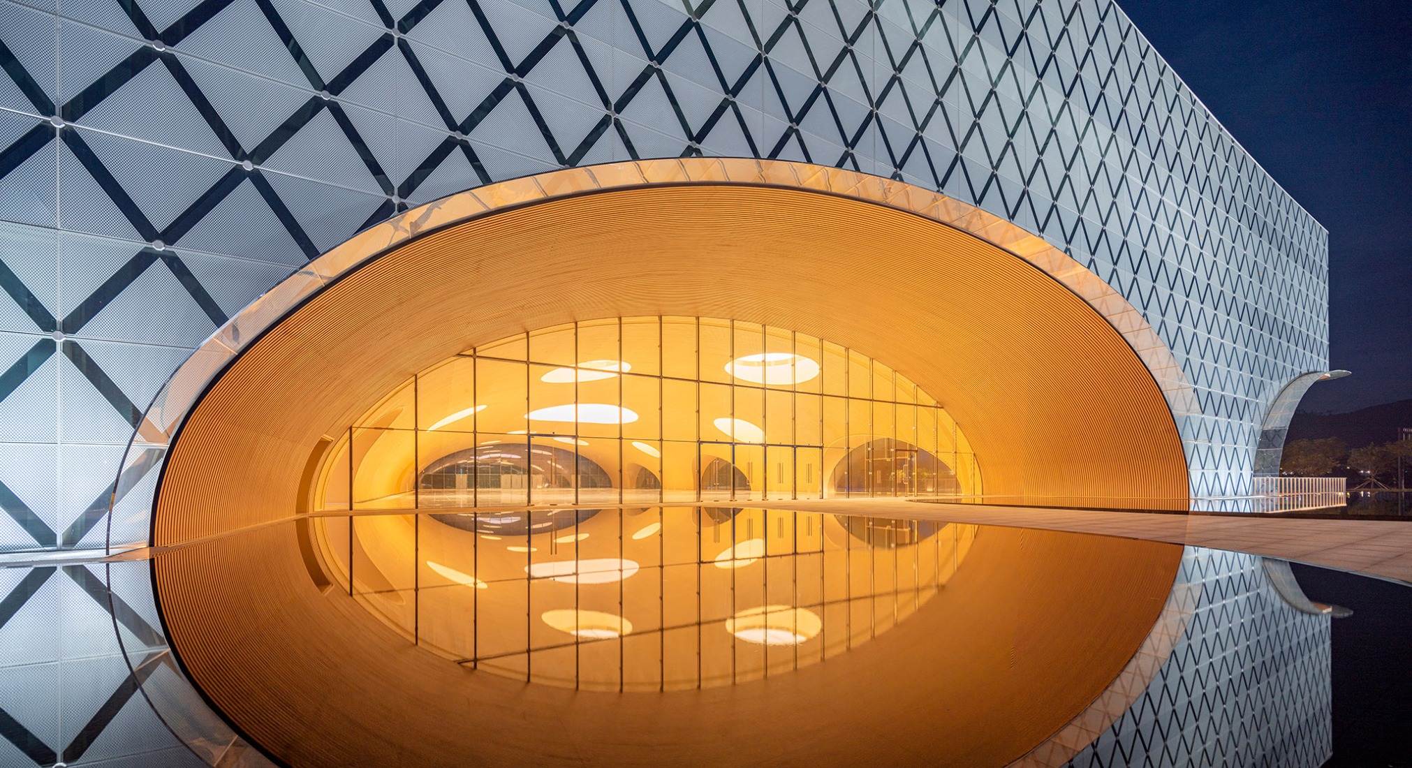 Complejo cultural y artístico de Hengqin por Atelier Apeiron. Fotografía por Schran Image.