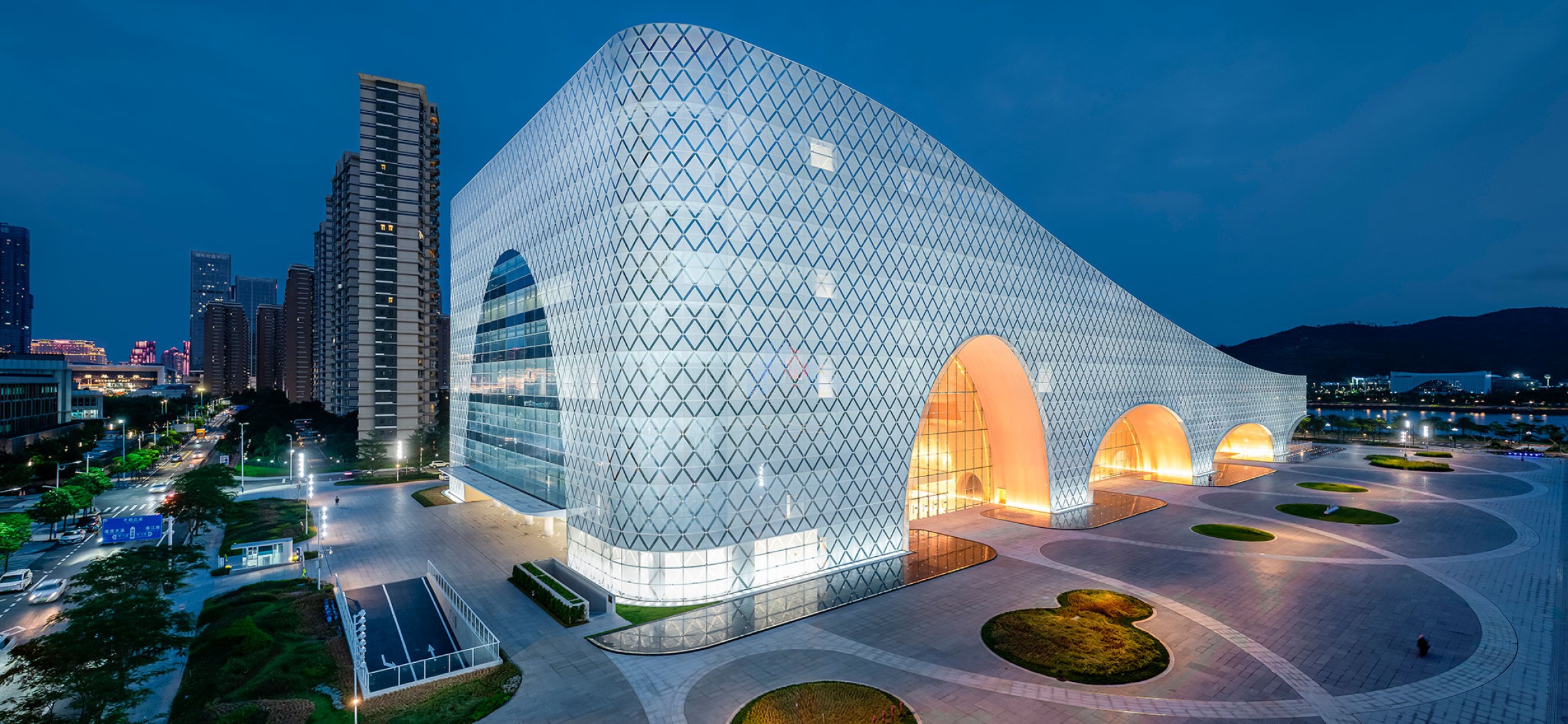 Complejo cultural y artístico de Hengqin por Atelier Apeiron. Fotografía por Yipeng Lv.