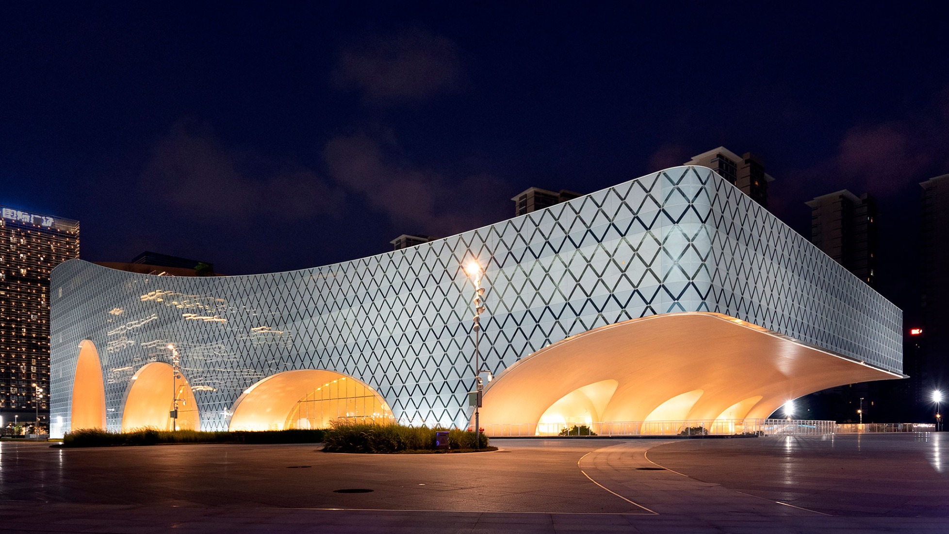 Complejo cultural y artístico de Hengqin por Atelier Apeiron. Fotografía por Position.