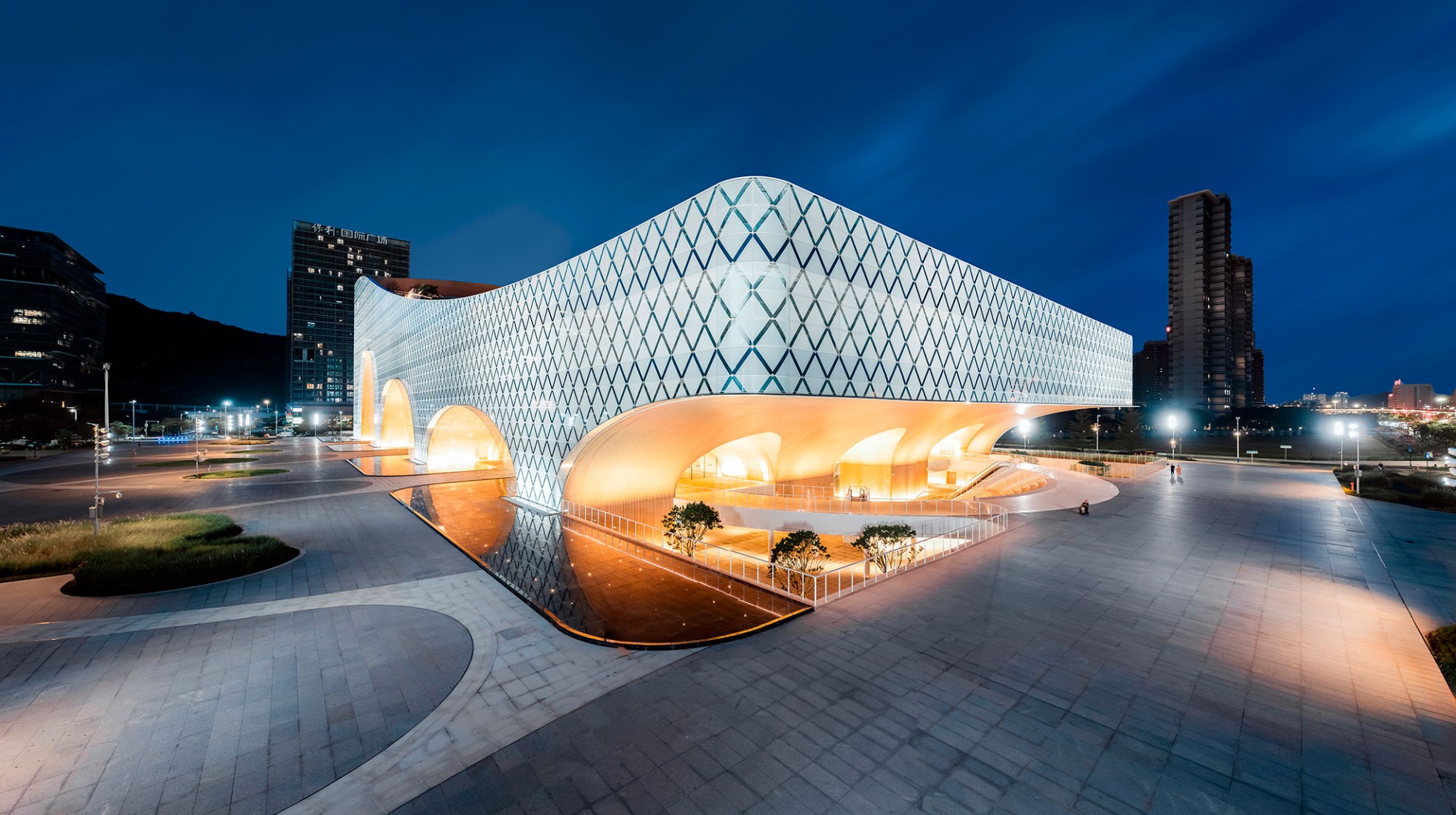 Complejo cultural y artístico de Hengqin por Atelier Apeiron. Fotografía por Yipeng Lv.